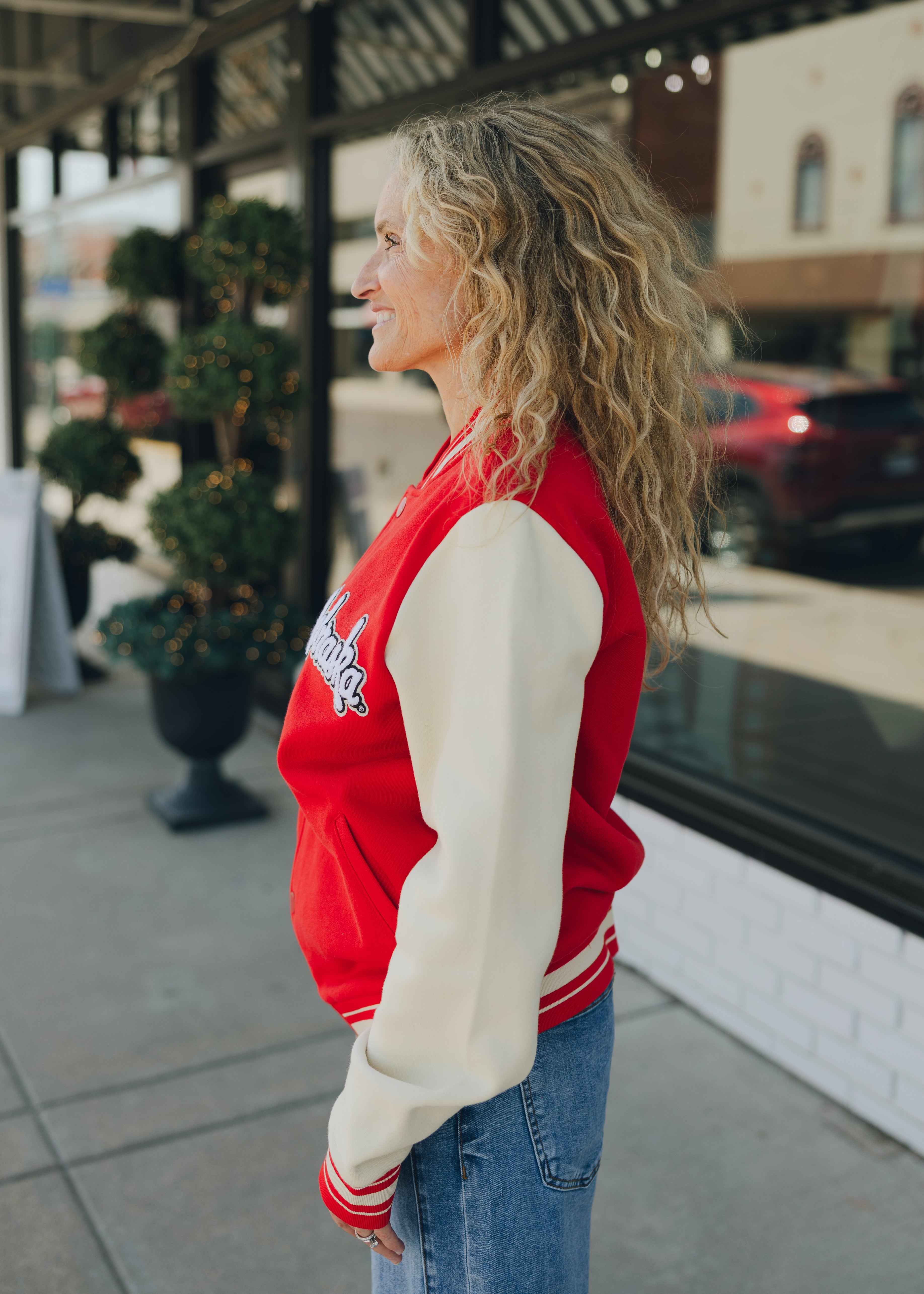 Nebraska Herbie Patch Letterman Jacket