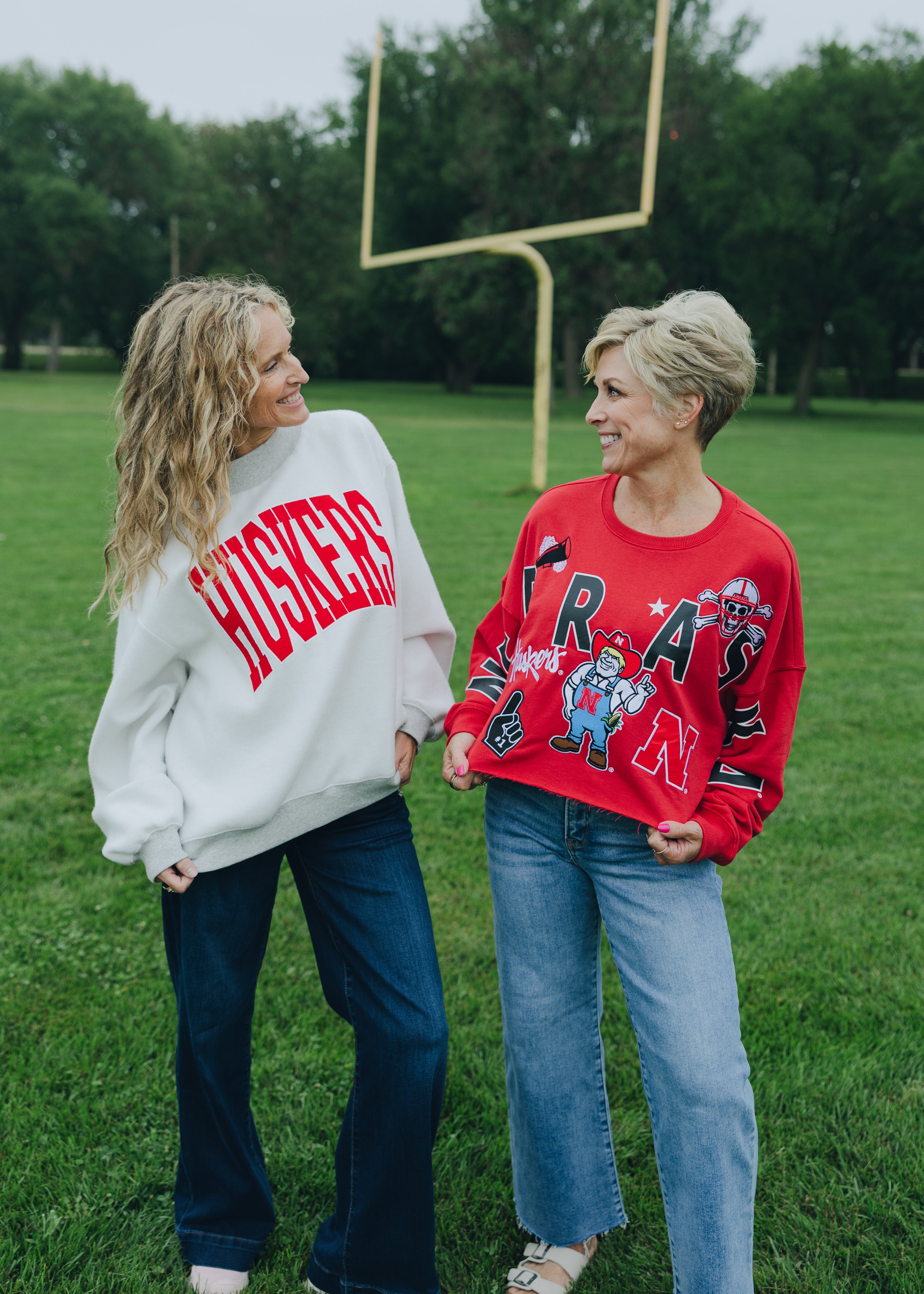 Nebraska Patched Up Crop Long Sleeve
