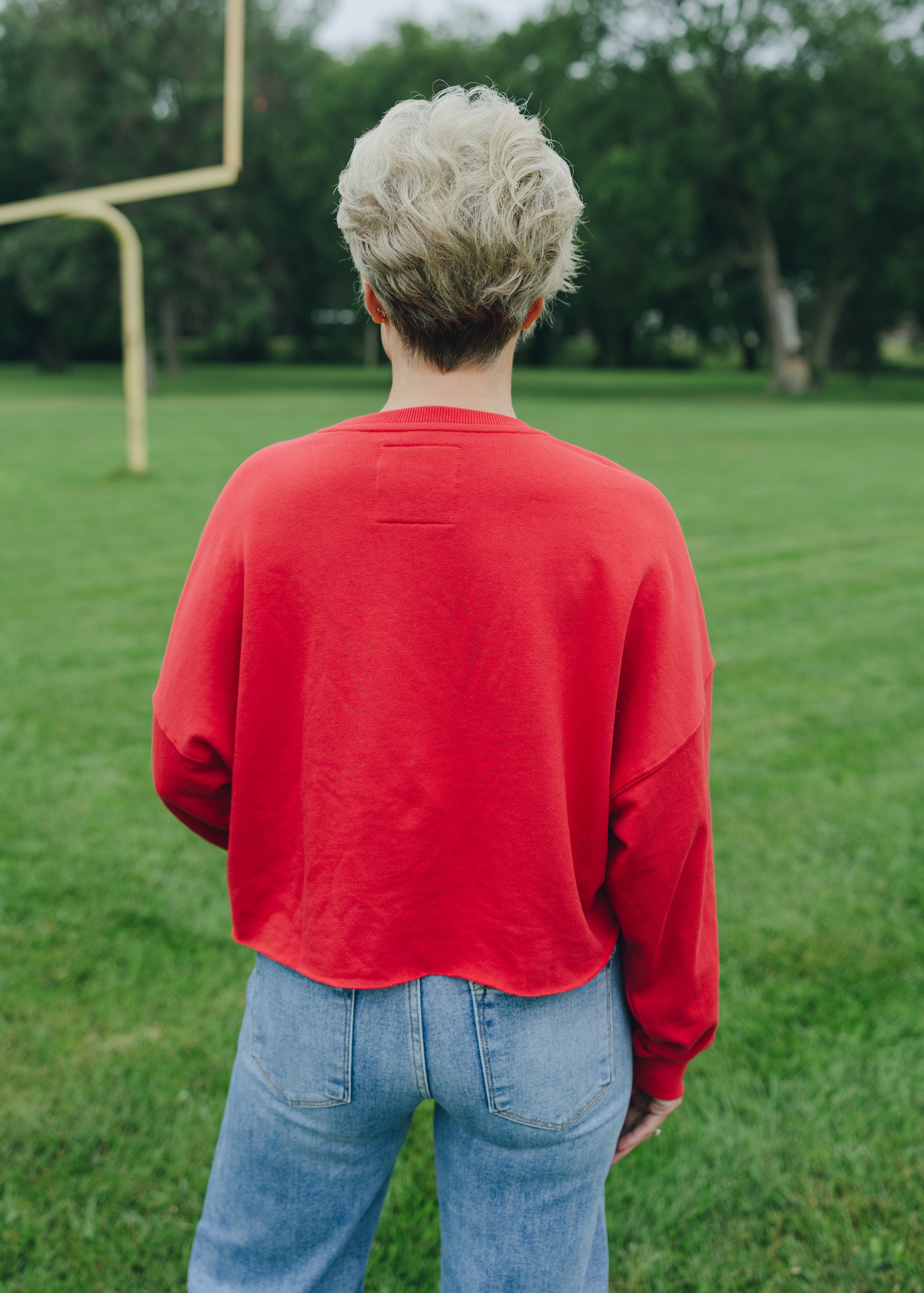 Nebraska Patched Up Crop Long Sleeve