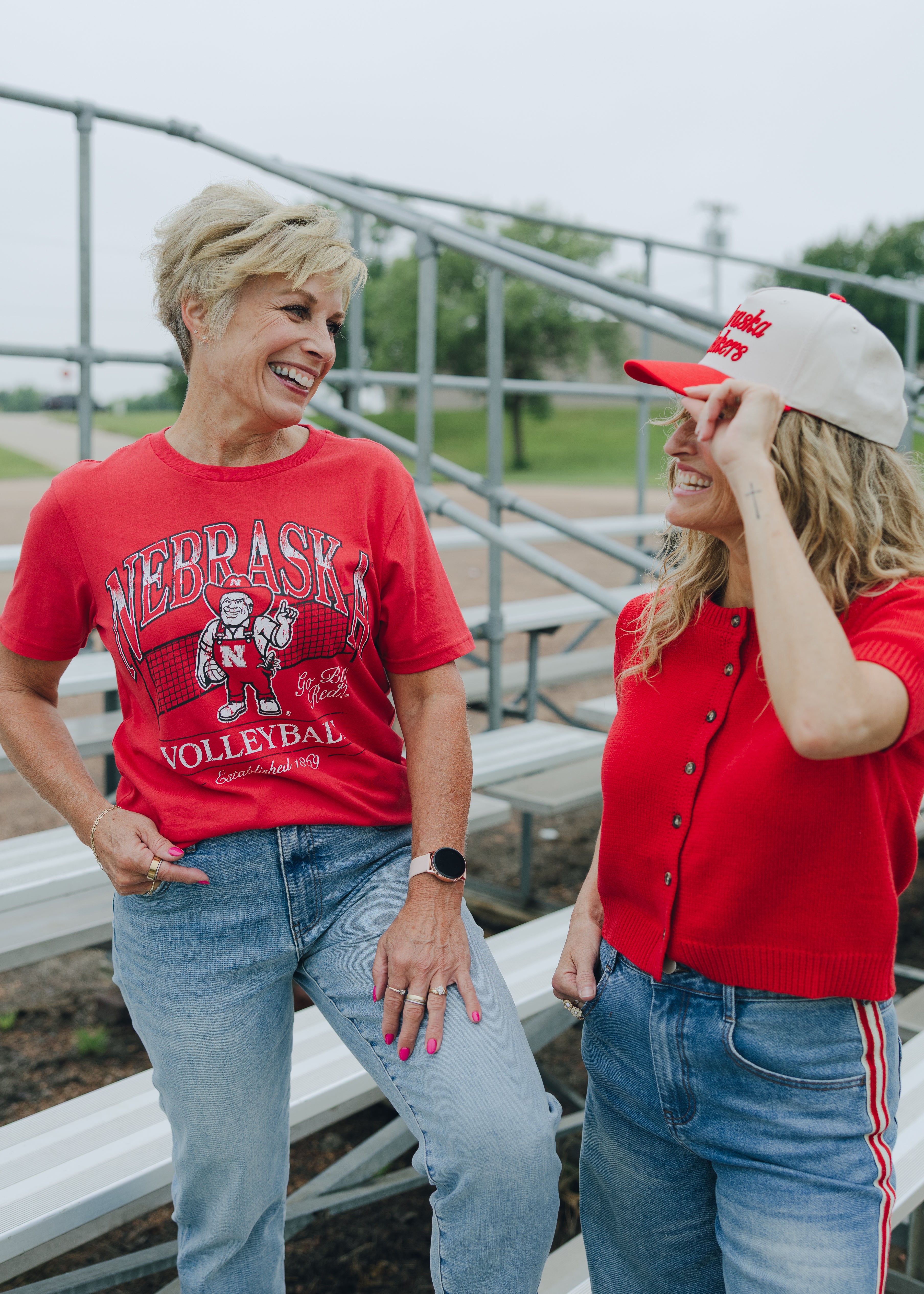Nebraska Williams Volleyball Tee