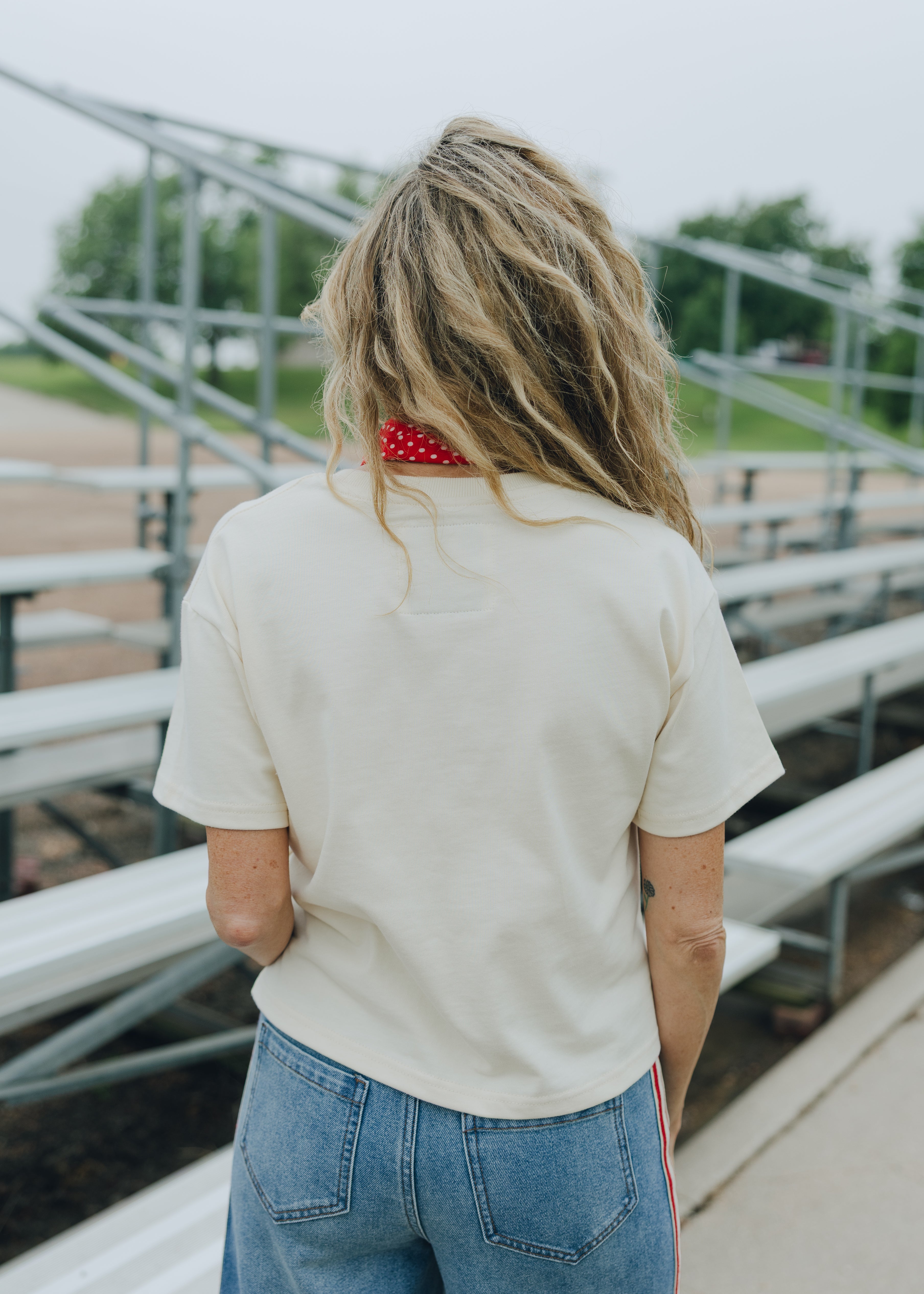 Nebraska Mascot Arch Crop Tee