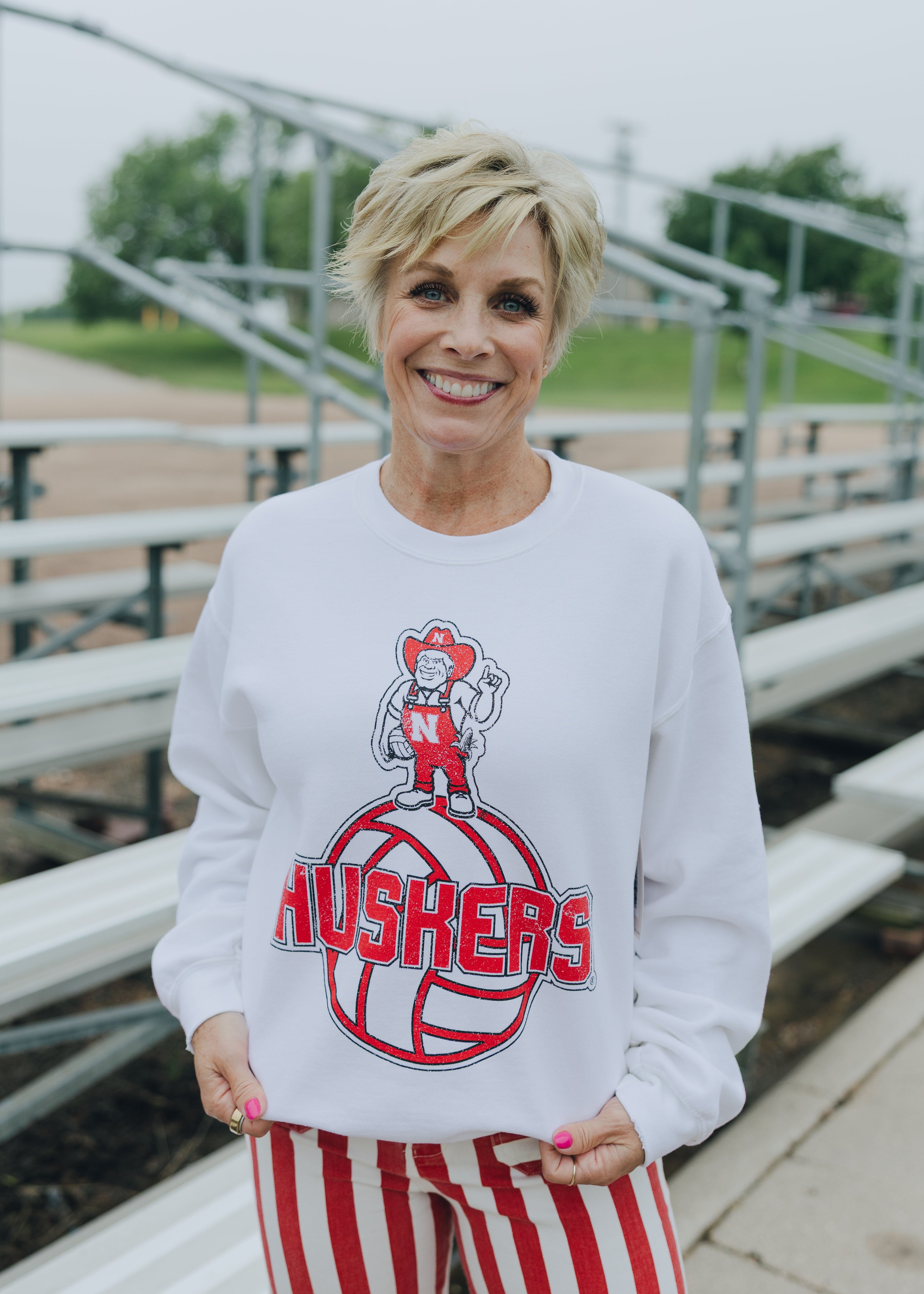 Nebraska Huskers Volleyball Mascot Sweatshirt