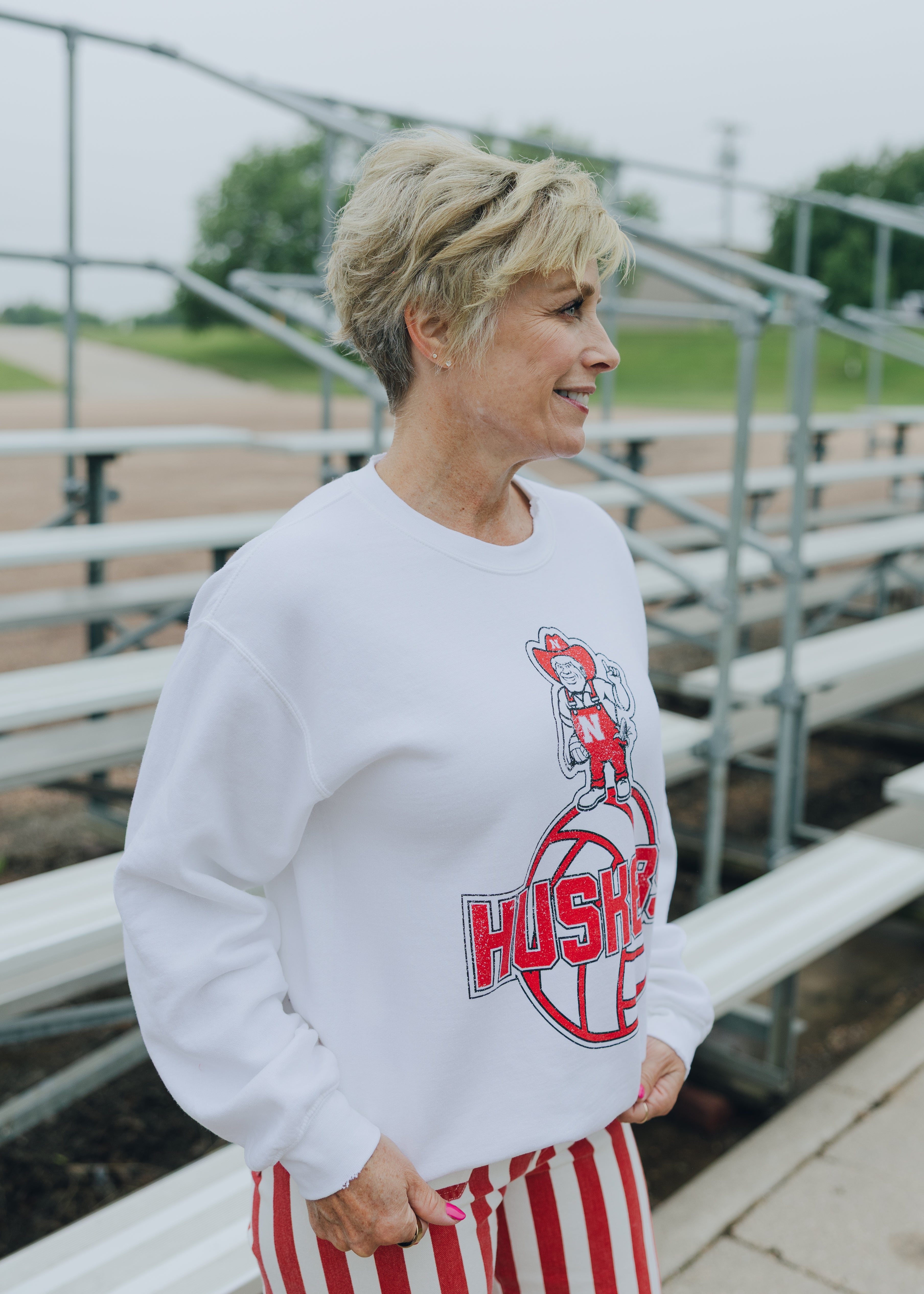 Nebraska Huskers Volleyball Mascot Sweatshirt