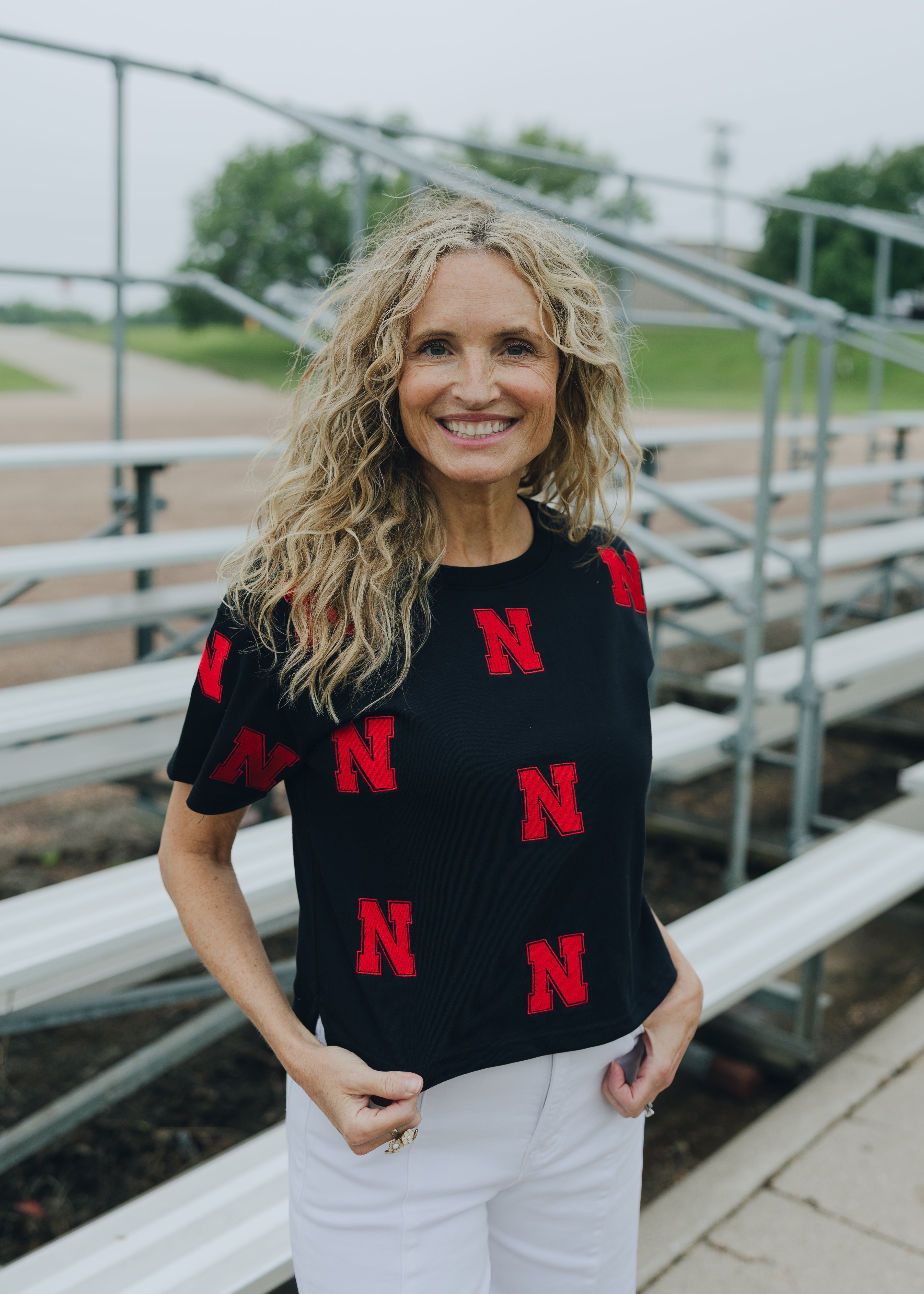 Nebraska Ritter Repeat Crop Tee