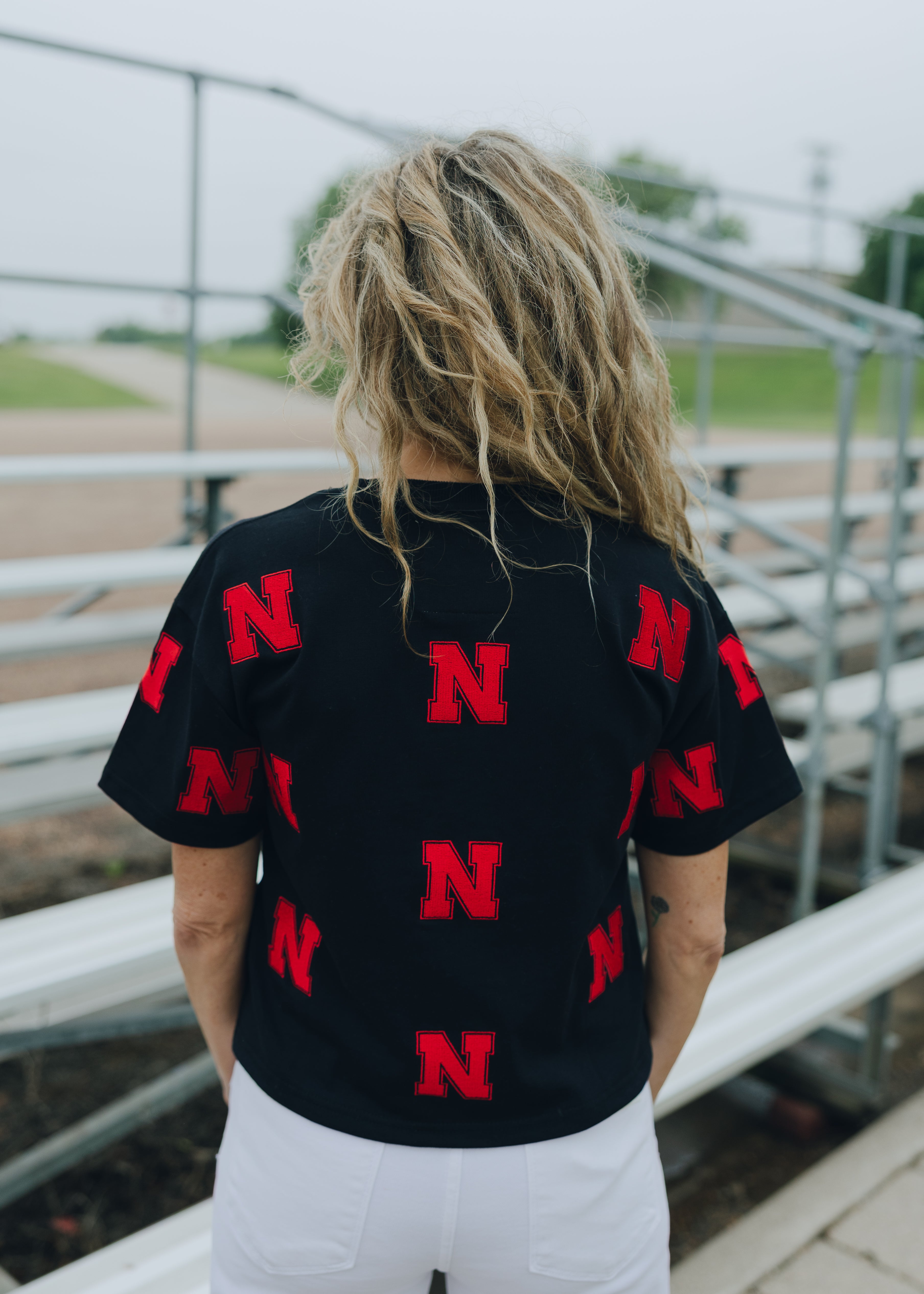 Nebraska Ritter Repeat Crop Tee