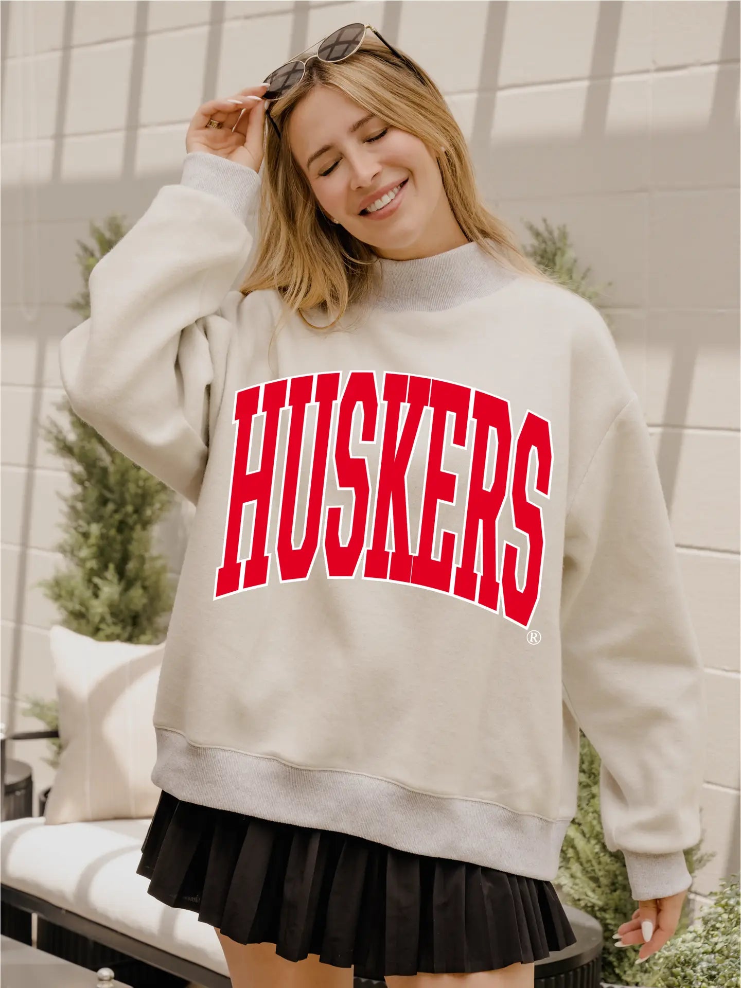 Nebraska Huskers Reversible Mock Neck
