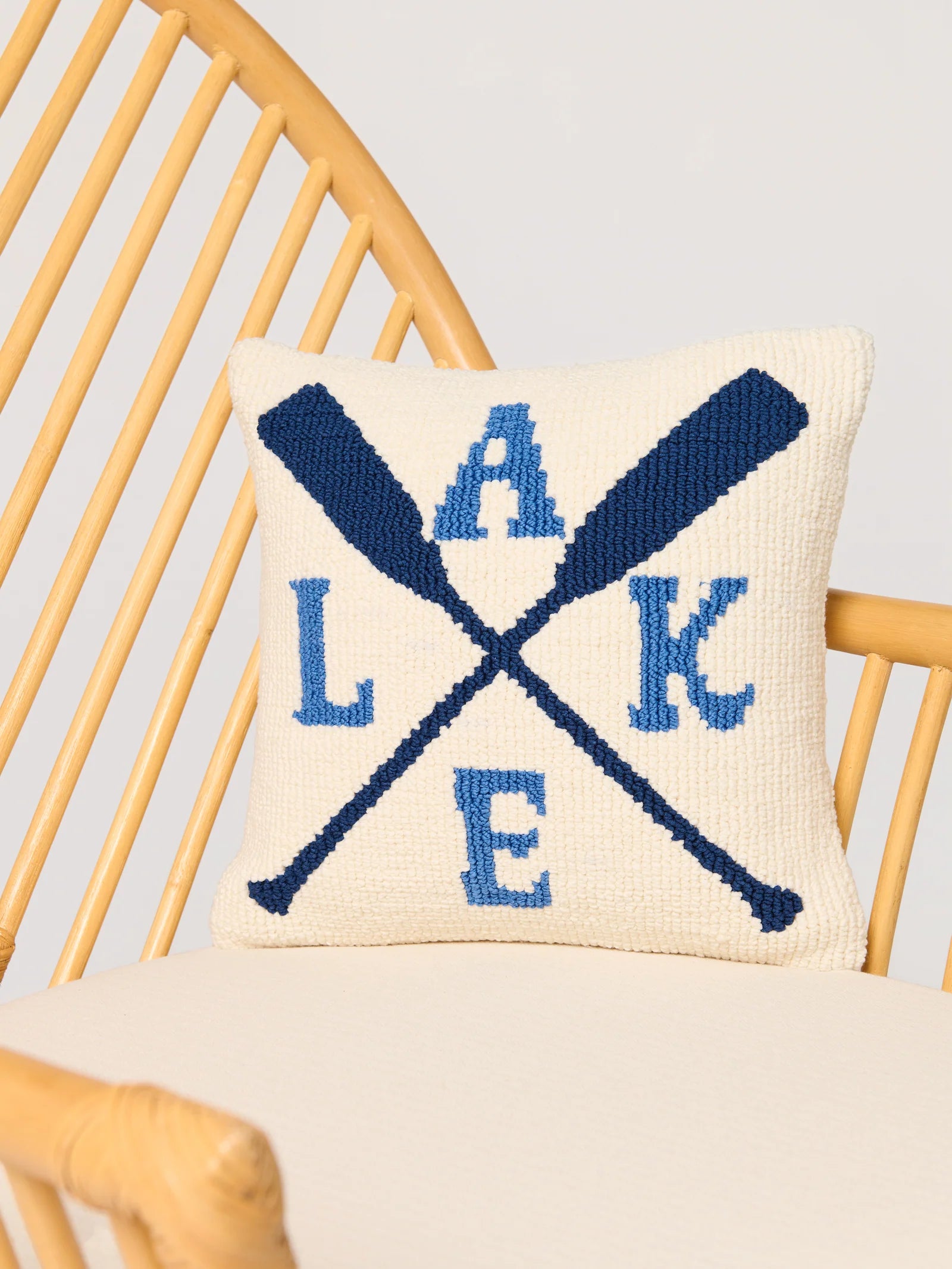 Lake W/ Oars Pillow