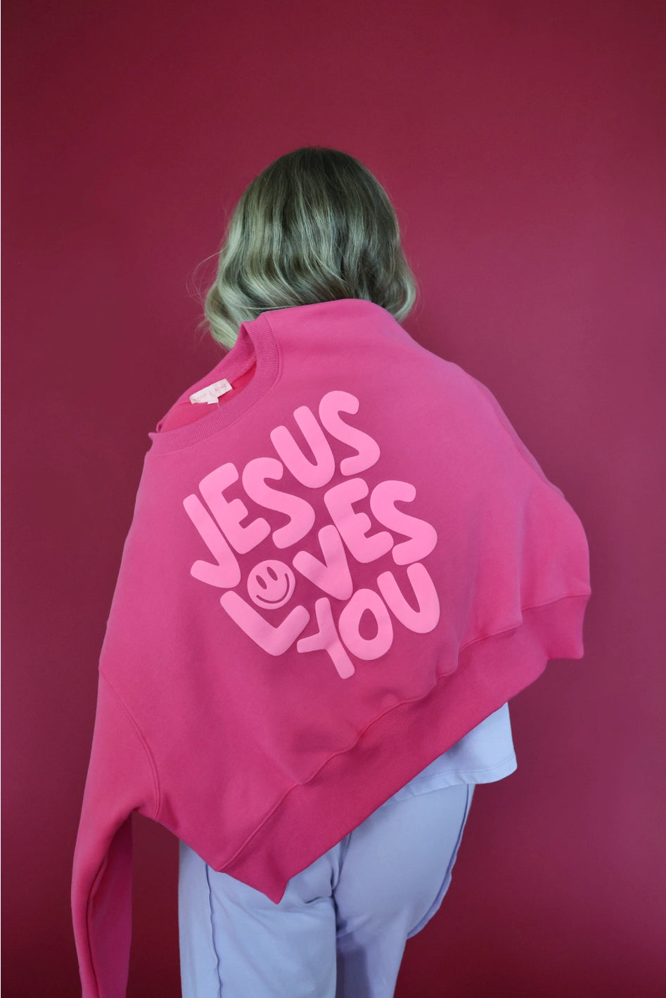 Smiley Jesus Loves You Graphic