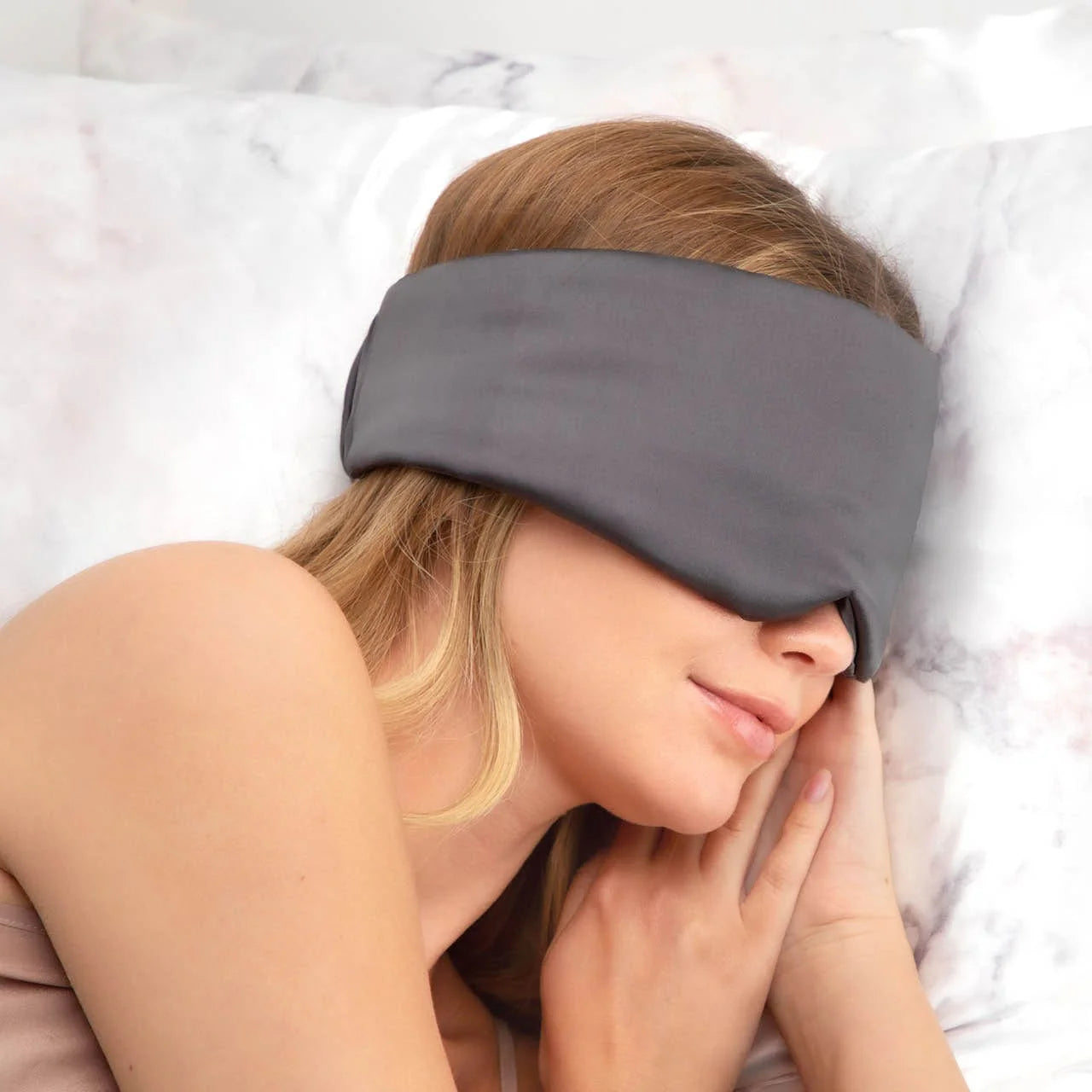 Kitsch Charcoal Contour Pillow Eye Mask