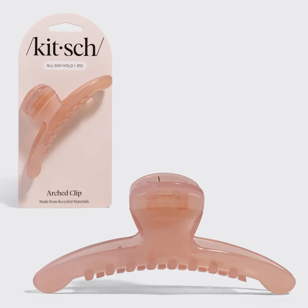 Kitsch Plastic Large Arched Clip