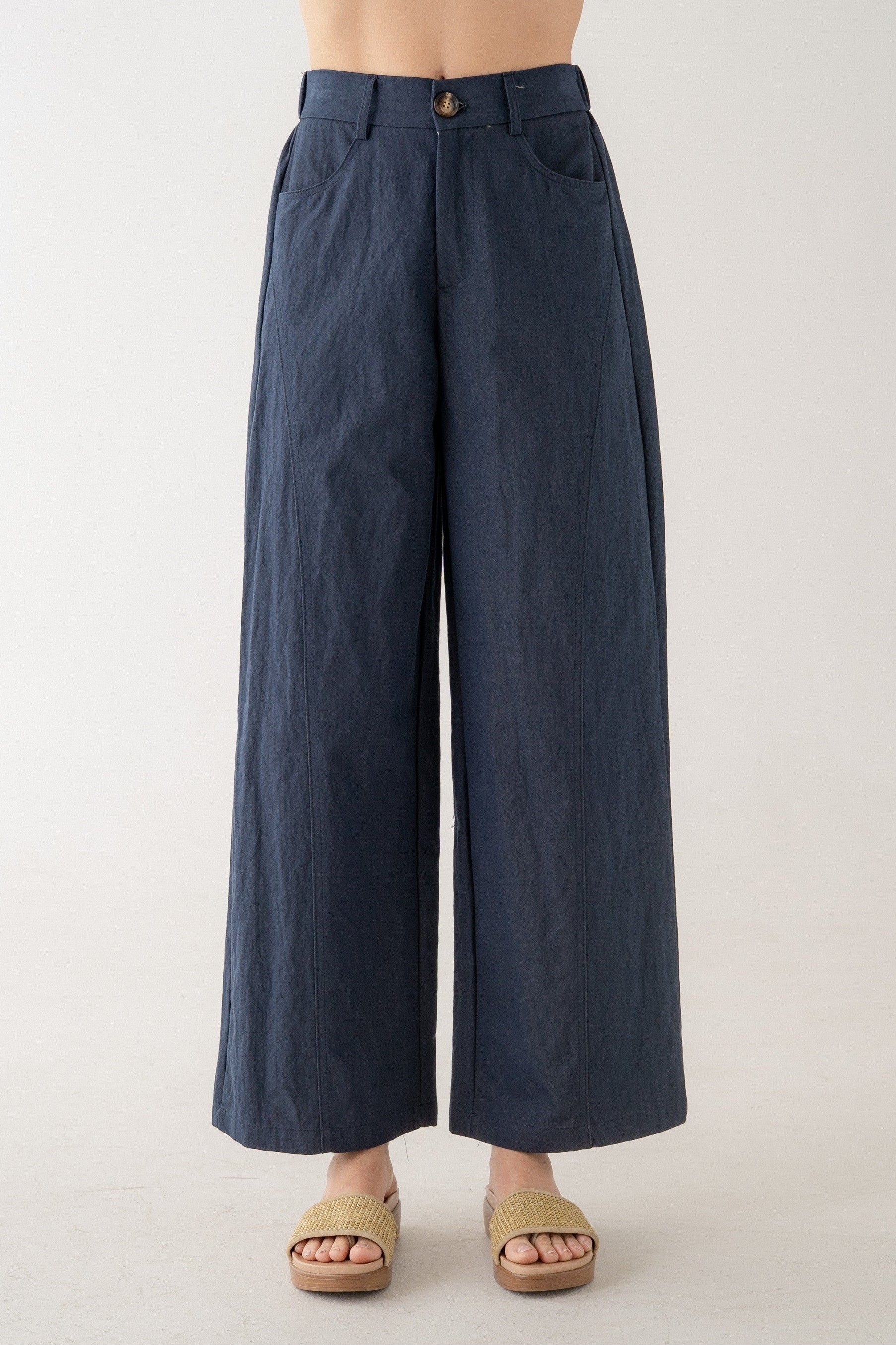 Tailored Straight Leg Pants