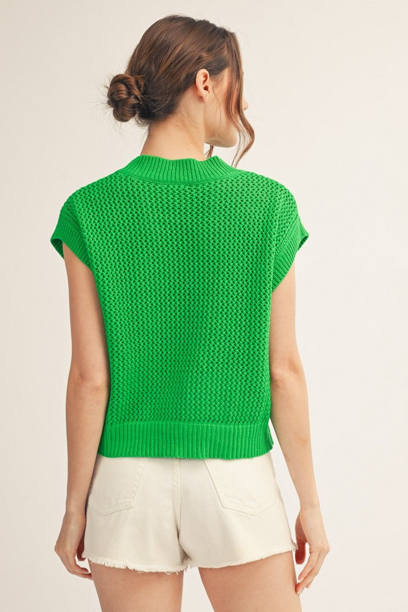 Drop Shoulder Lightweight Knit Sweater