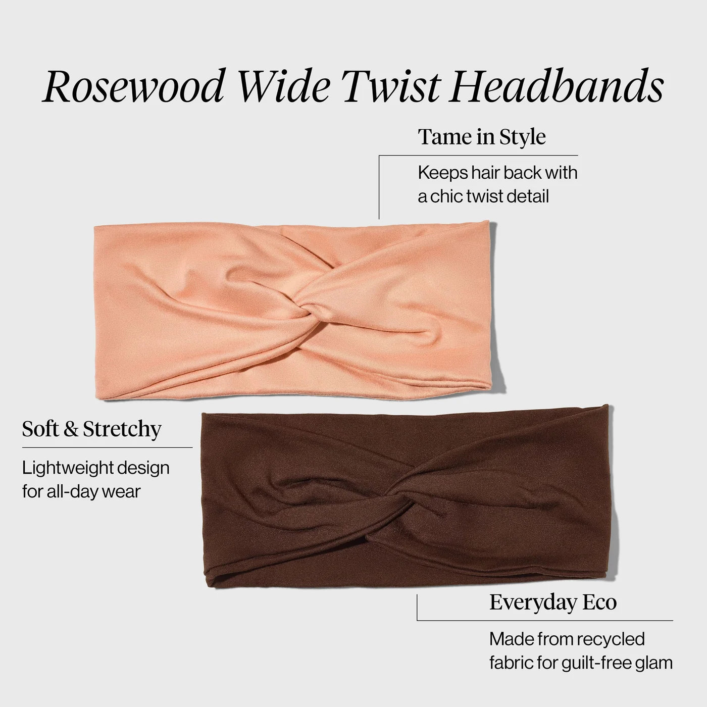 Kitsch Wide Twist Headbands