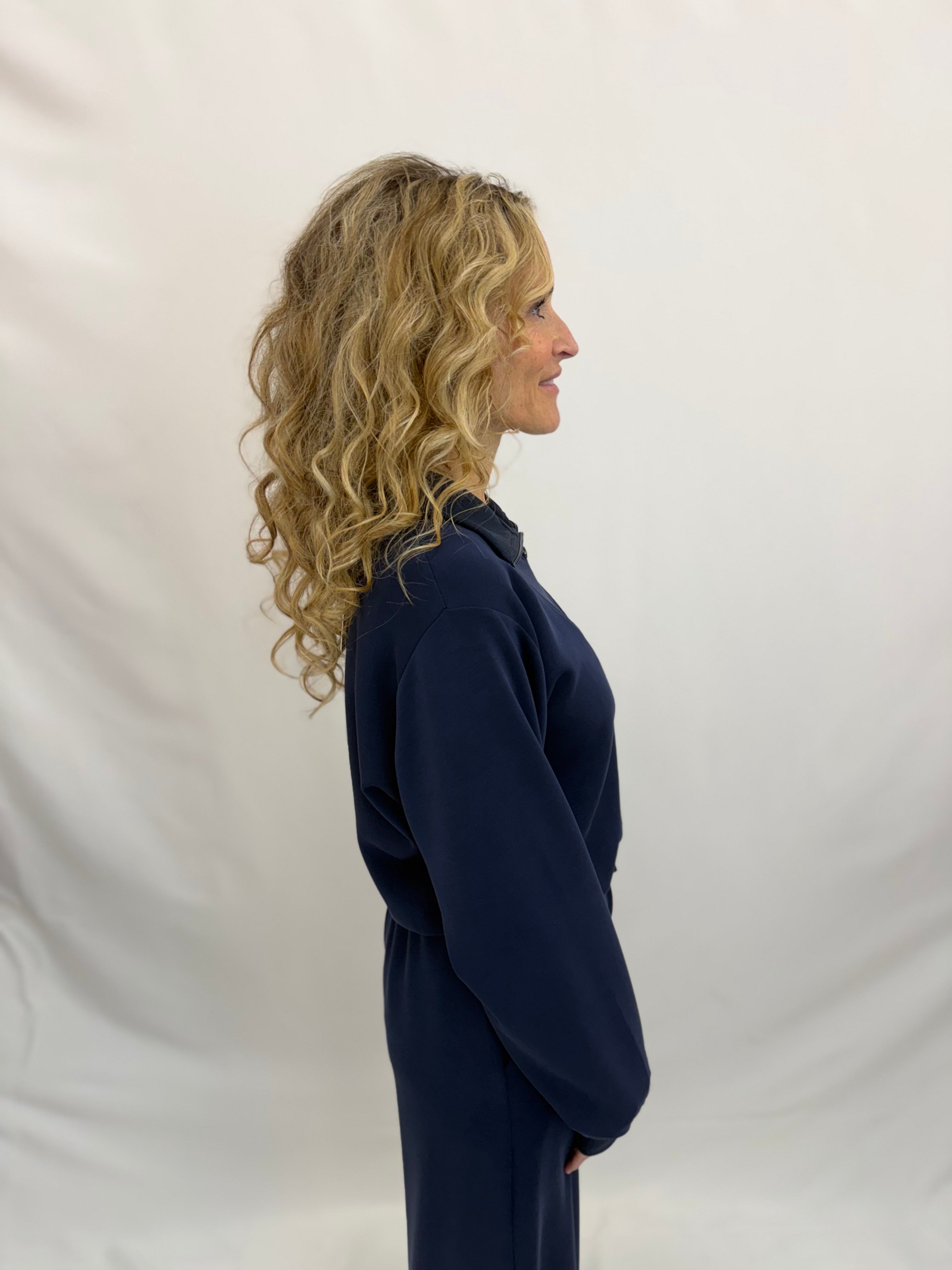 Brushed Modal Half Zip Sweatshirt