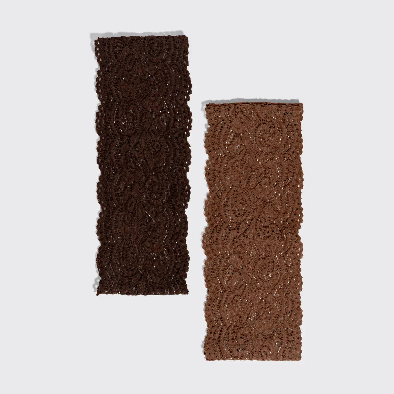 Kitsch Wide Lace Elastic Headbands 2pc Set