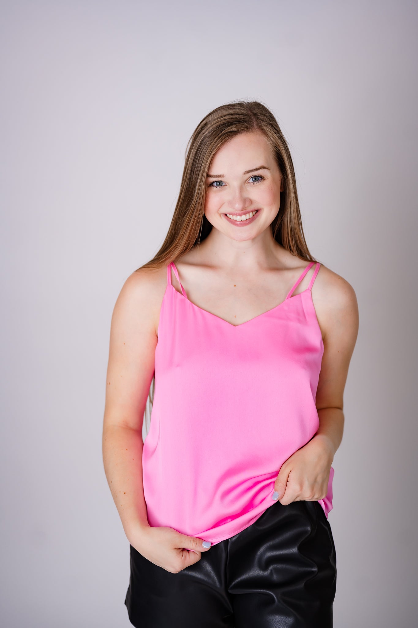 Double Strap Camisole - Ballerina Pink
