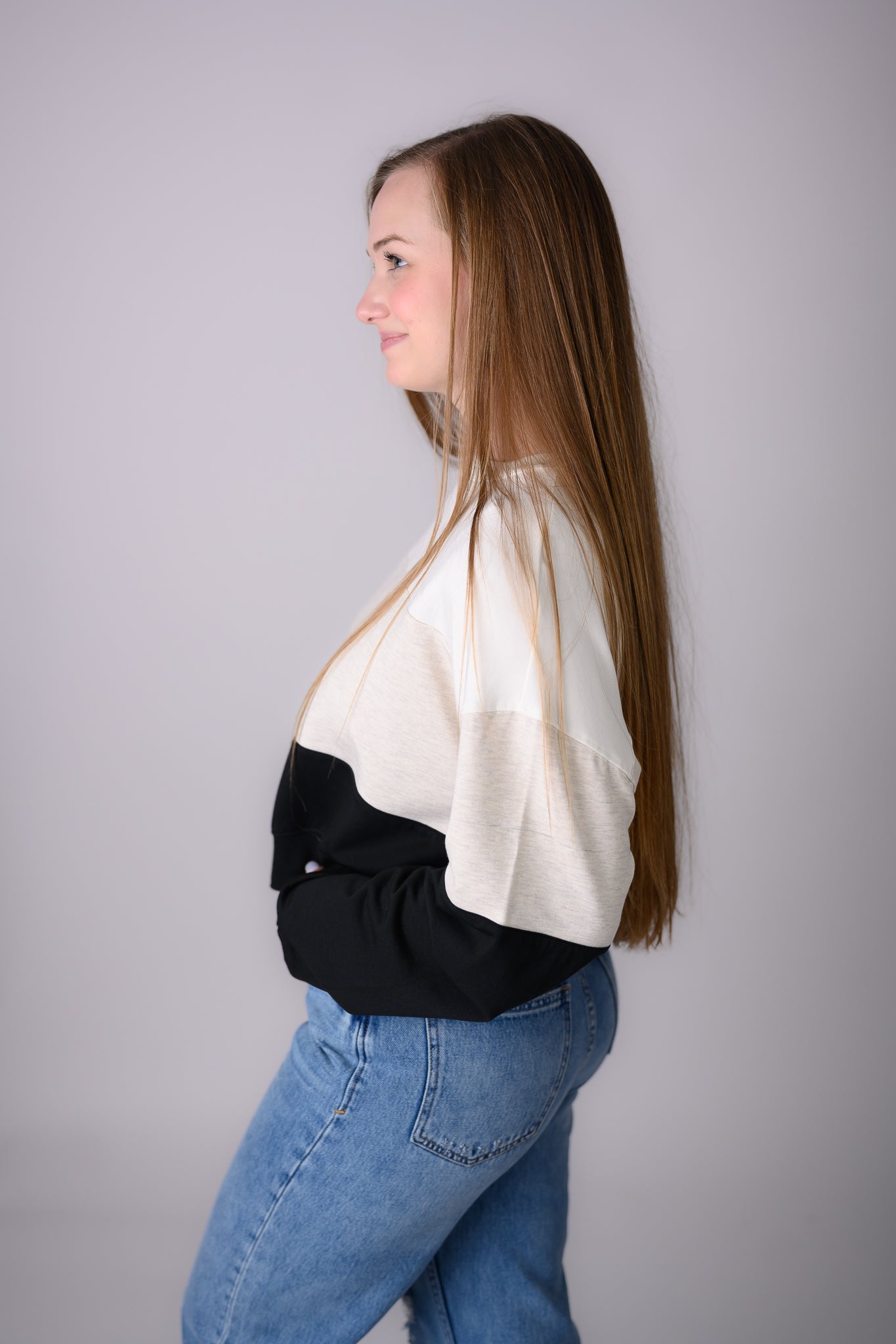 Z Supply Colorblock Modal Sweatshirt