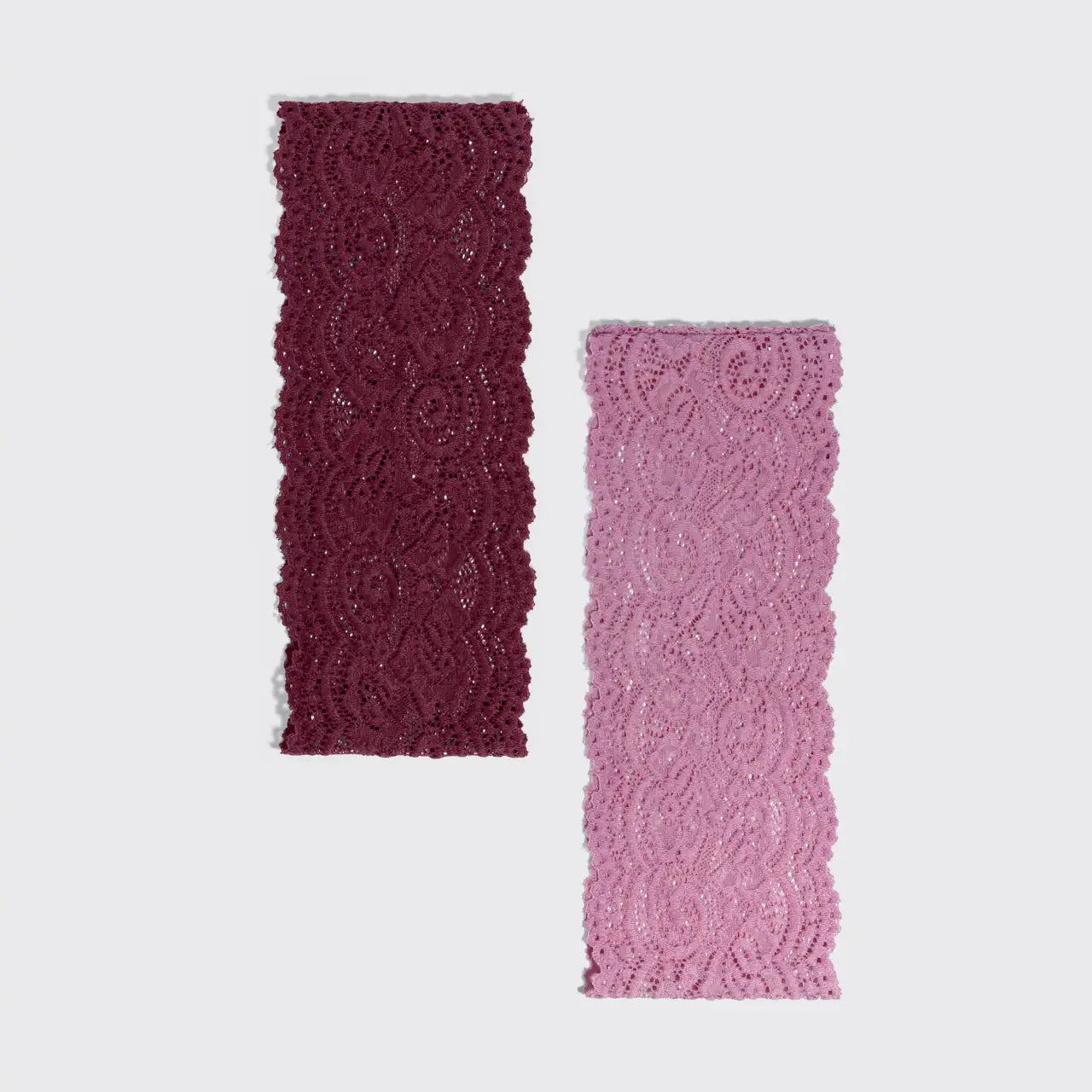 Kitsch Wide Lace Elastic Headbands 2pc Set