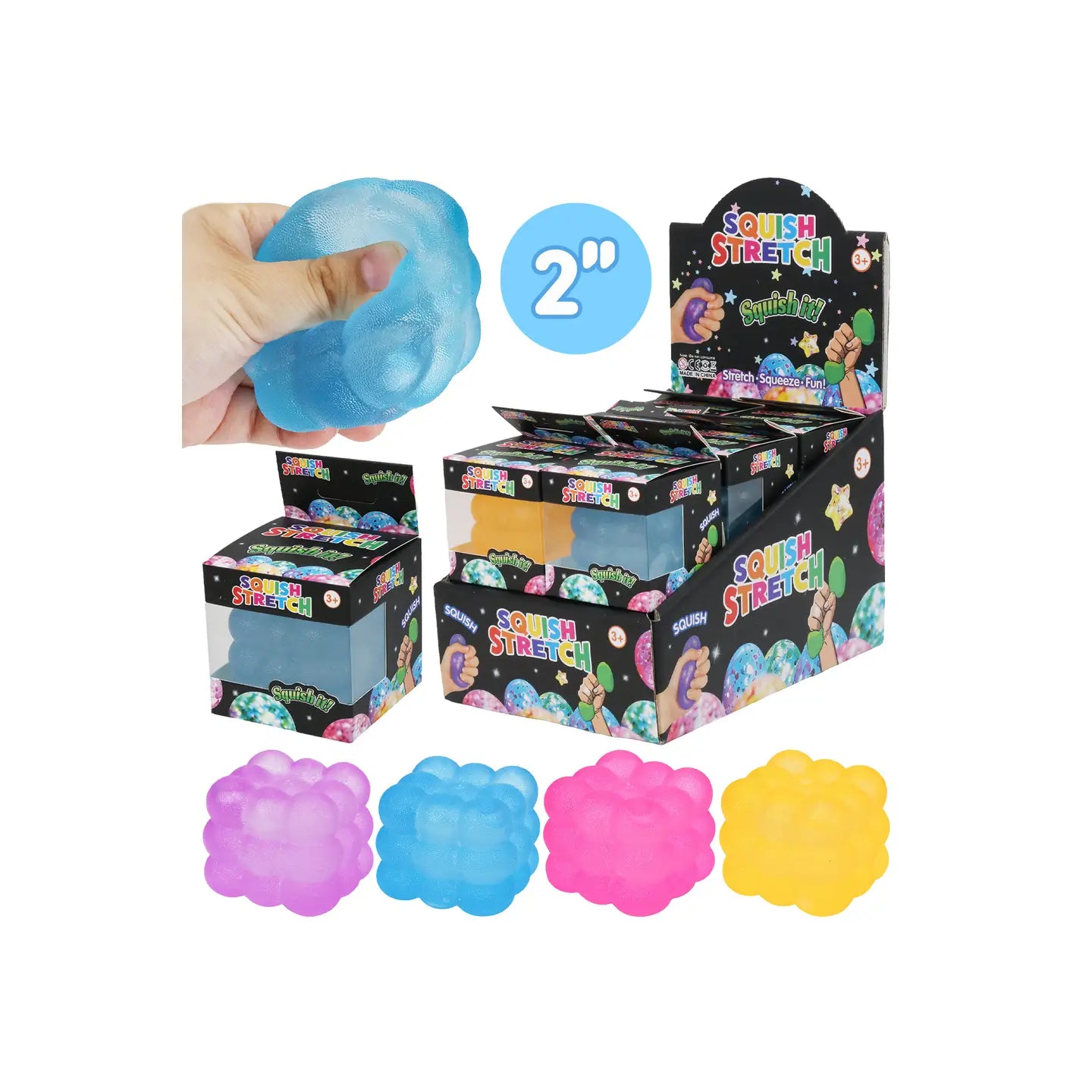 Colorful Bubble Textured Cube