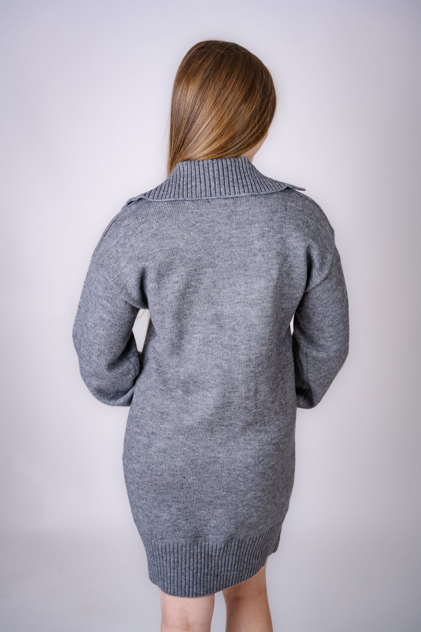 Sweater Dress - Charcoal