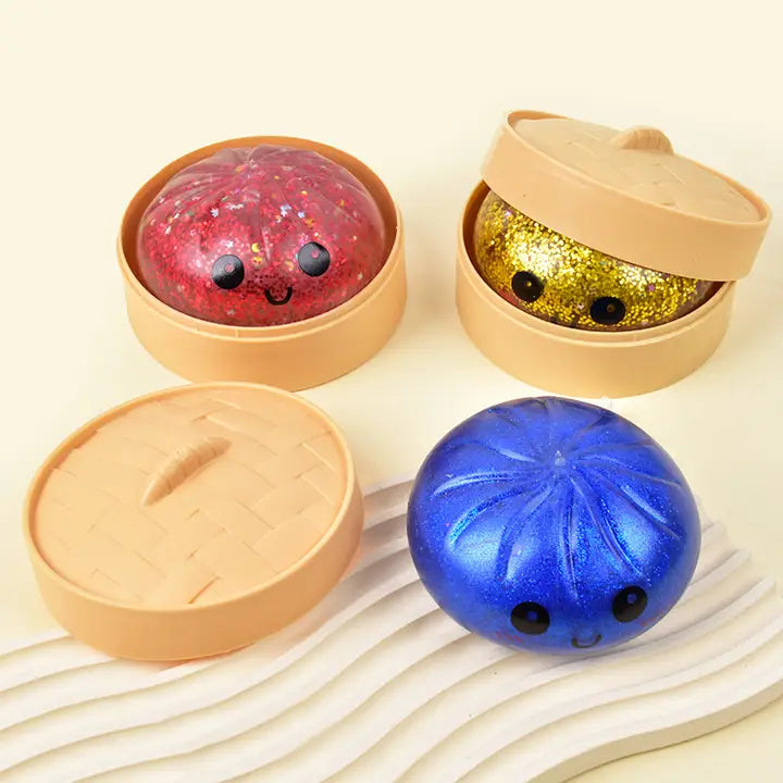 Glitter Mystery Dumpling Squishy