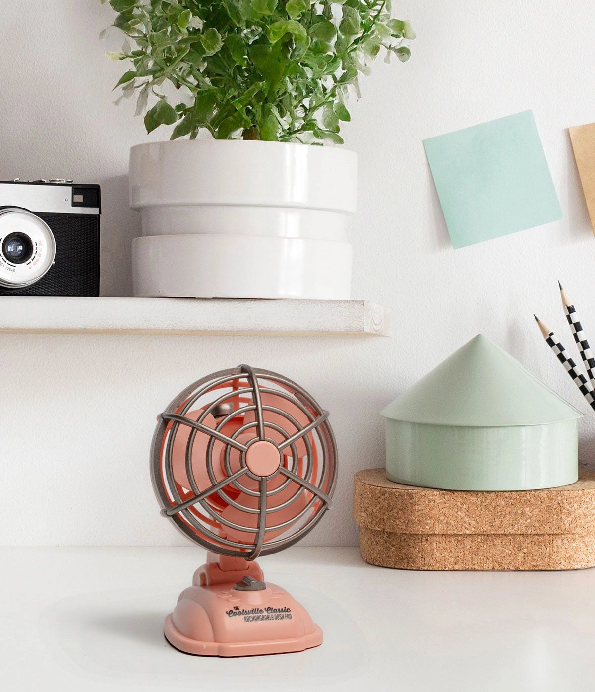 The Coolsville Rechargeable Desk Fan
