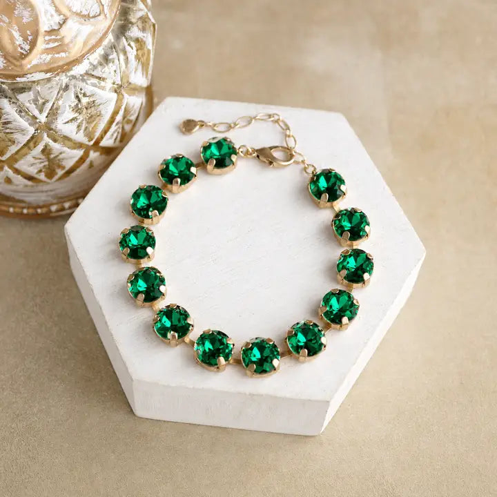Colorful Glass Crystal Bracelet
