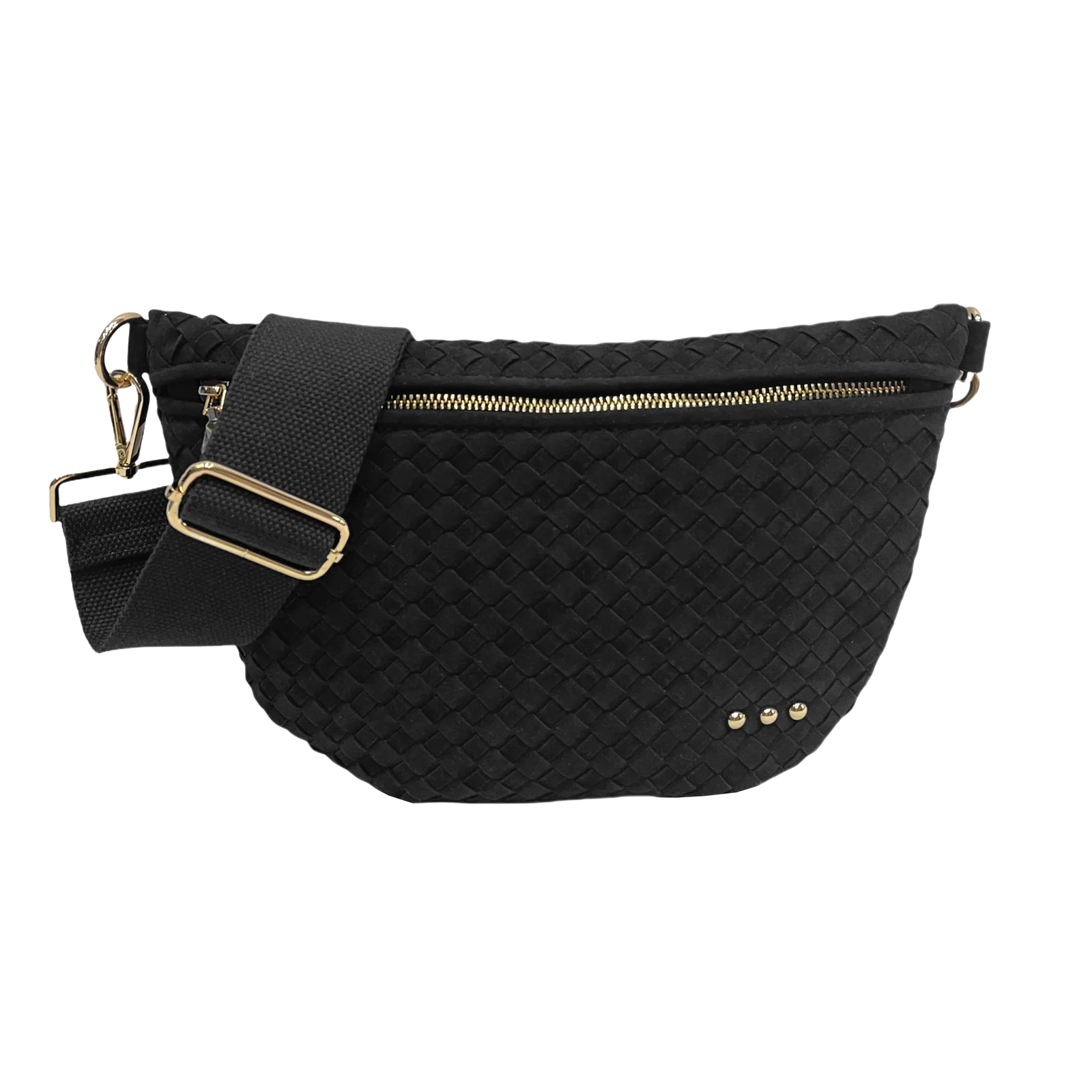 Suede Westlyn Woven Bum Bag