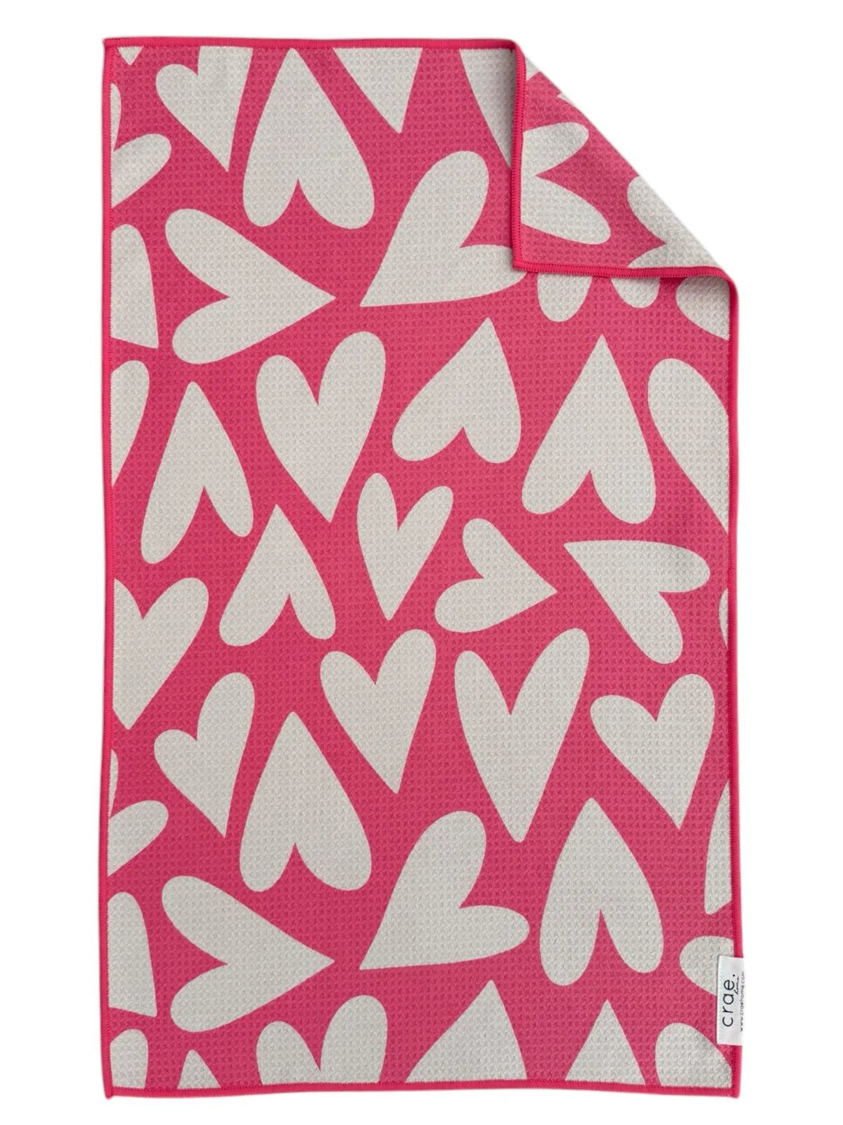 Crae Double Sided Hand Towels - Valentines