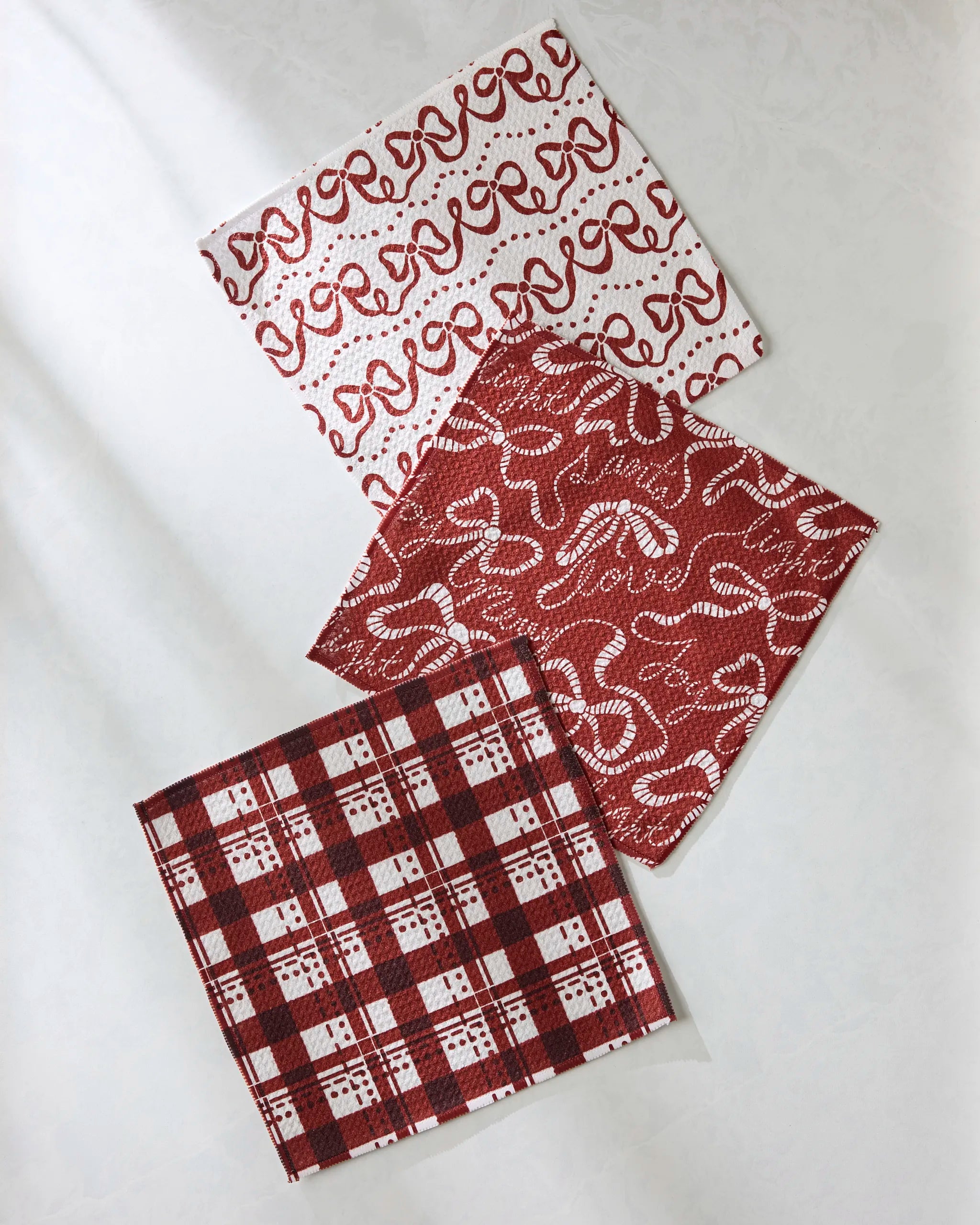 Geometry Christmas Dishcloth