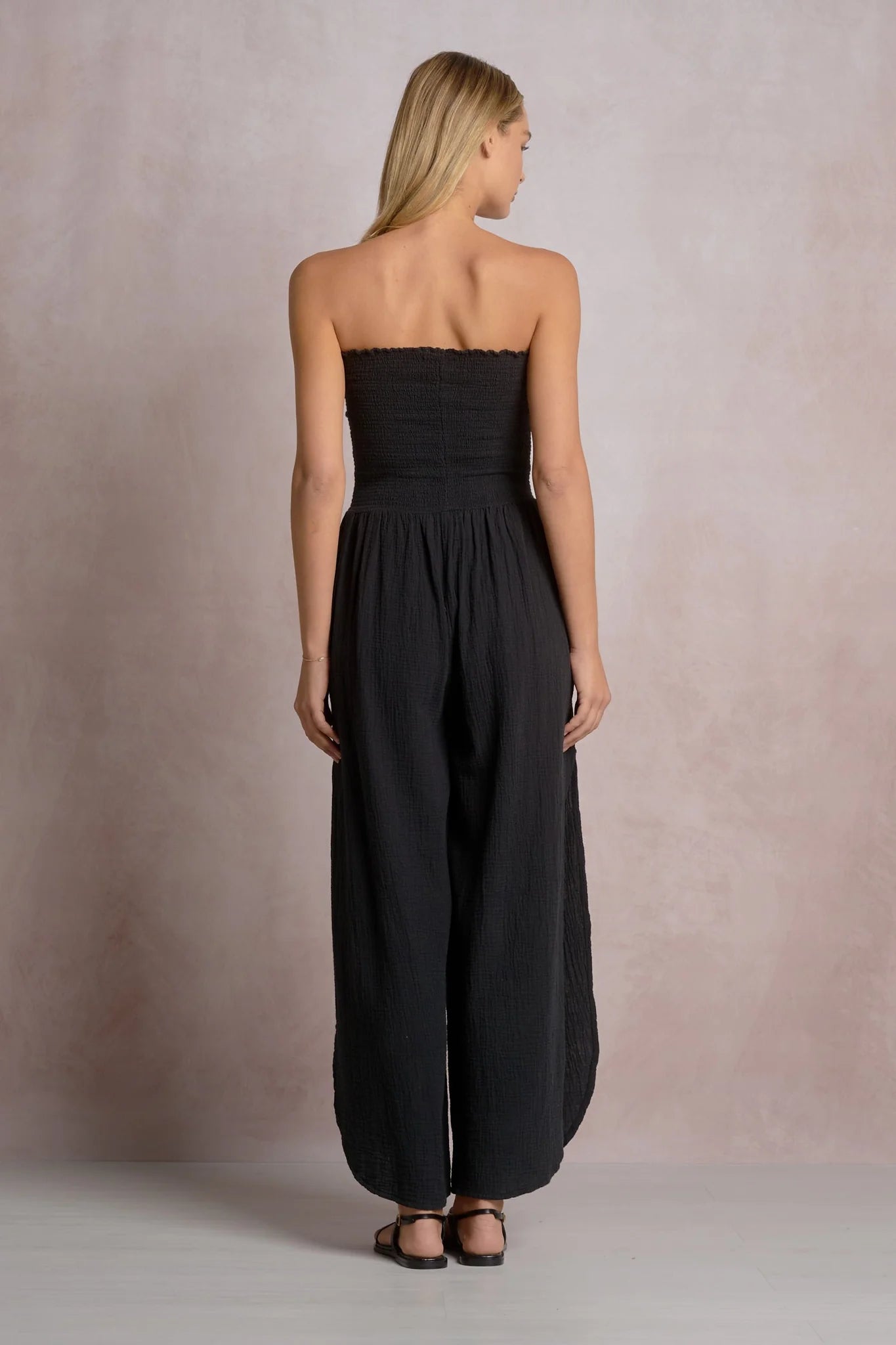Elan Smocked Strapless Jumper