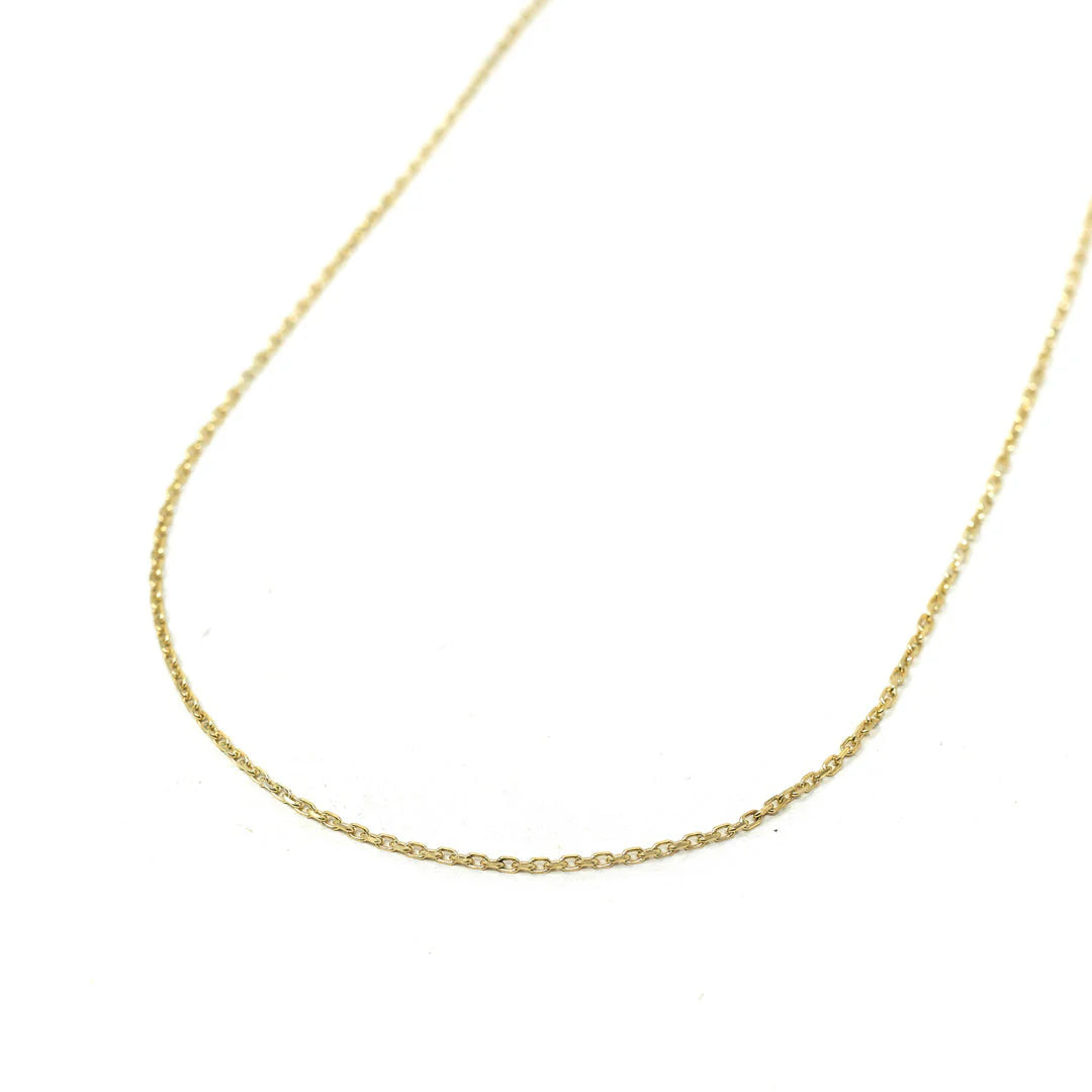 TSK Skinny Cable Chain Necklace