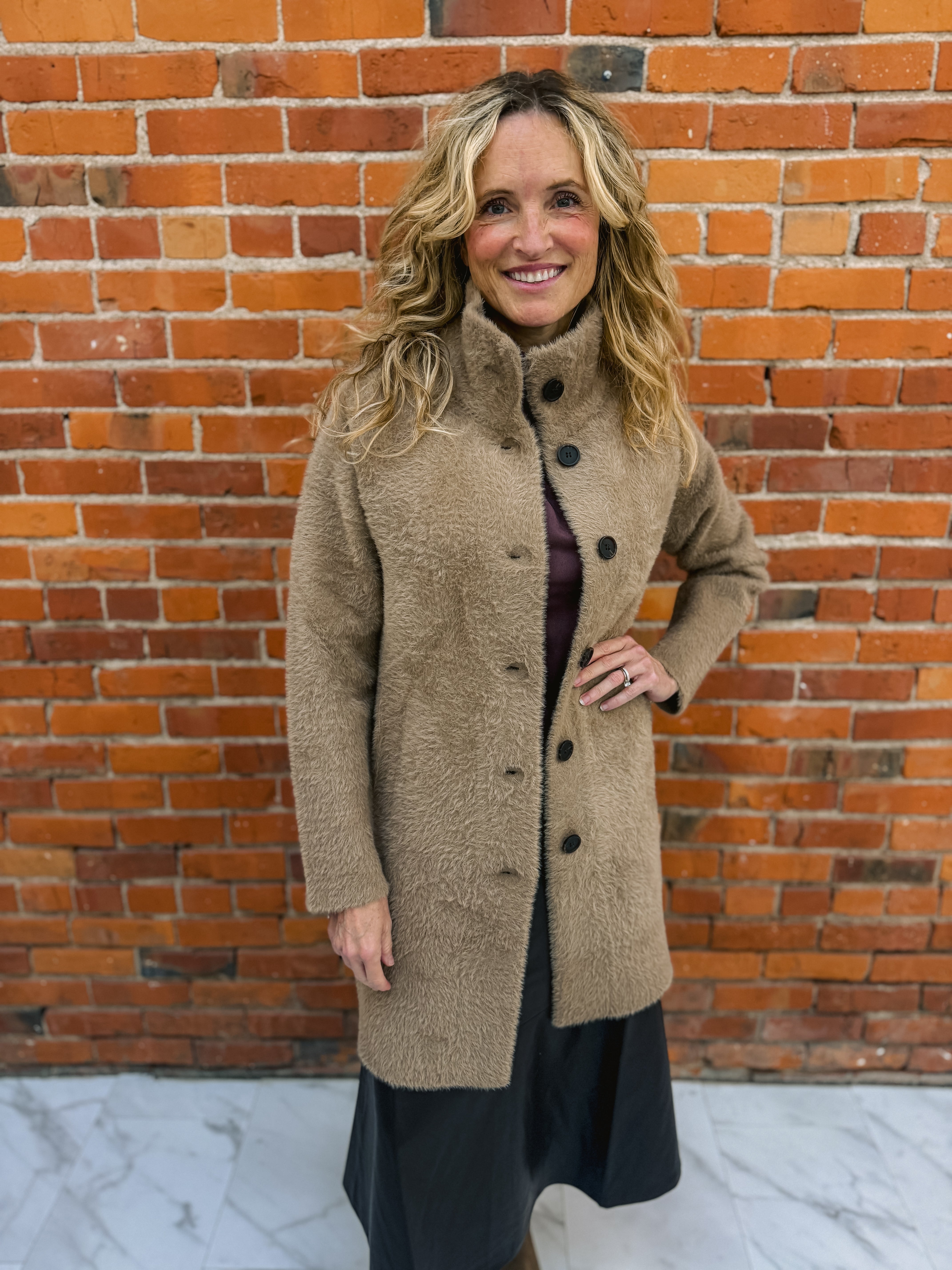KUT Blythe Long Sweater Jacket