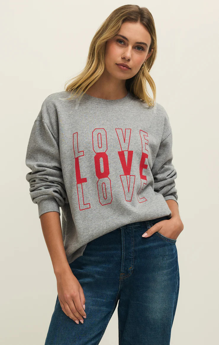 Z Supply Amor Boyfriend Sweatshirt