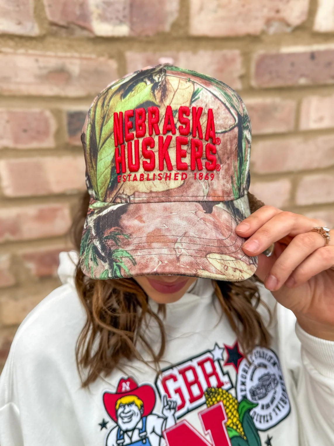 Nebraska Brando Camo Hat