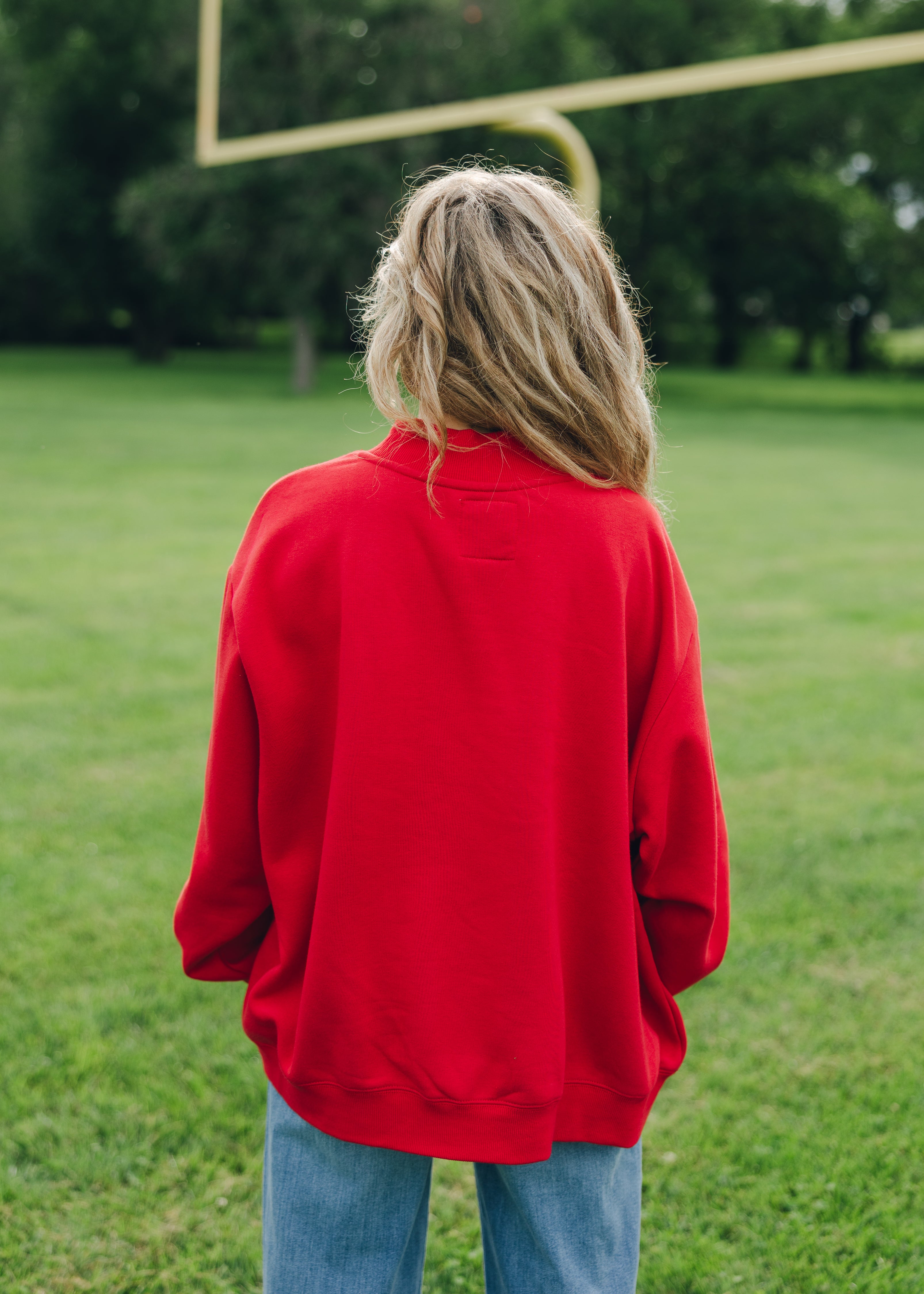 Nebraska Huskers Polka Dot Mock Neck