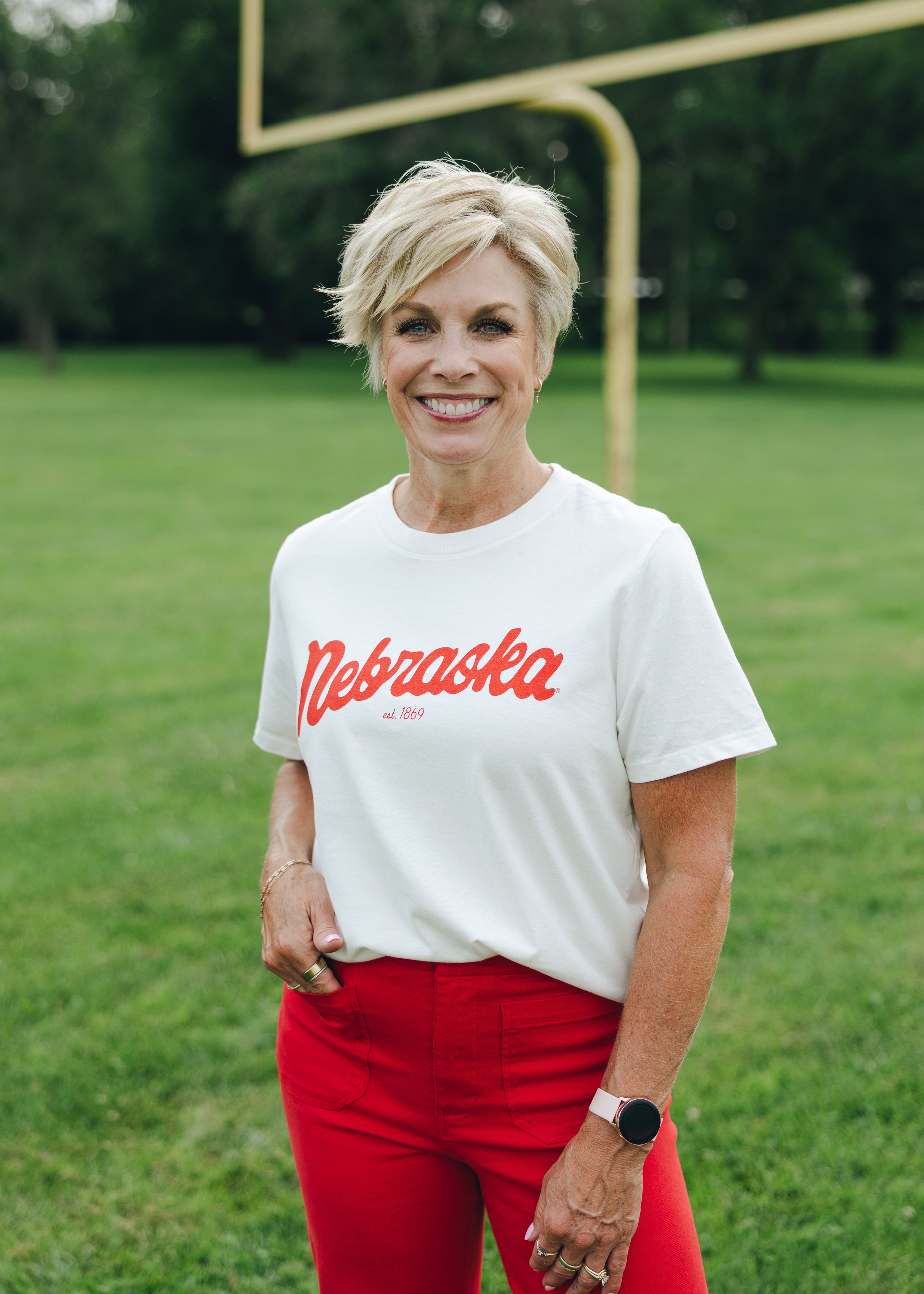 Nebraska Huskers Vintage Script Tee