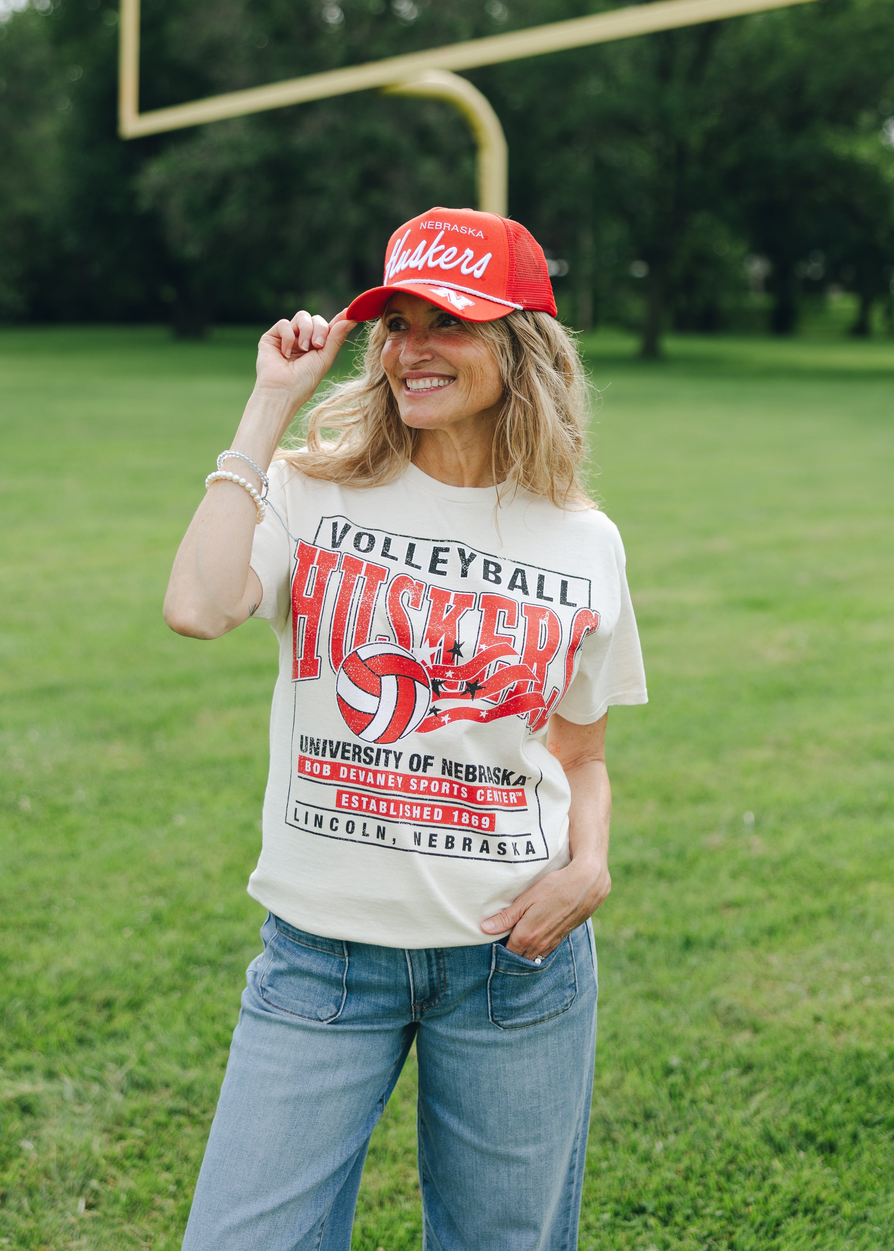 Nebraska Huskers Volleyball Stars Tee