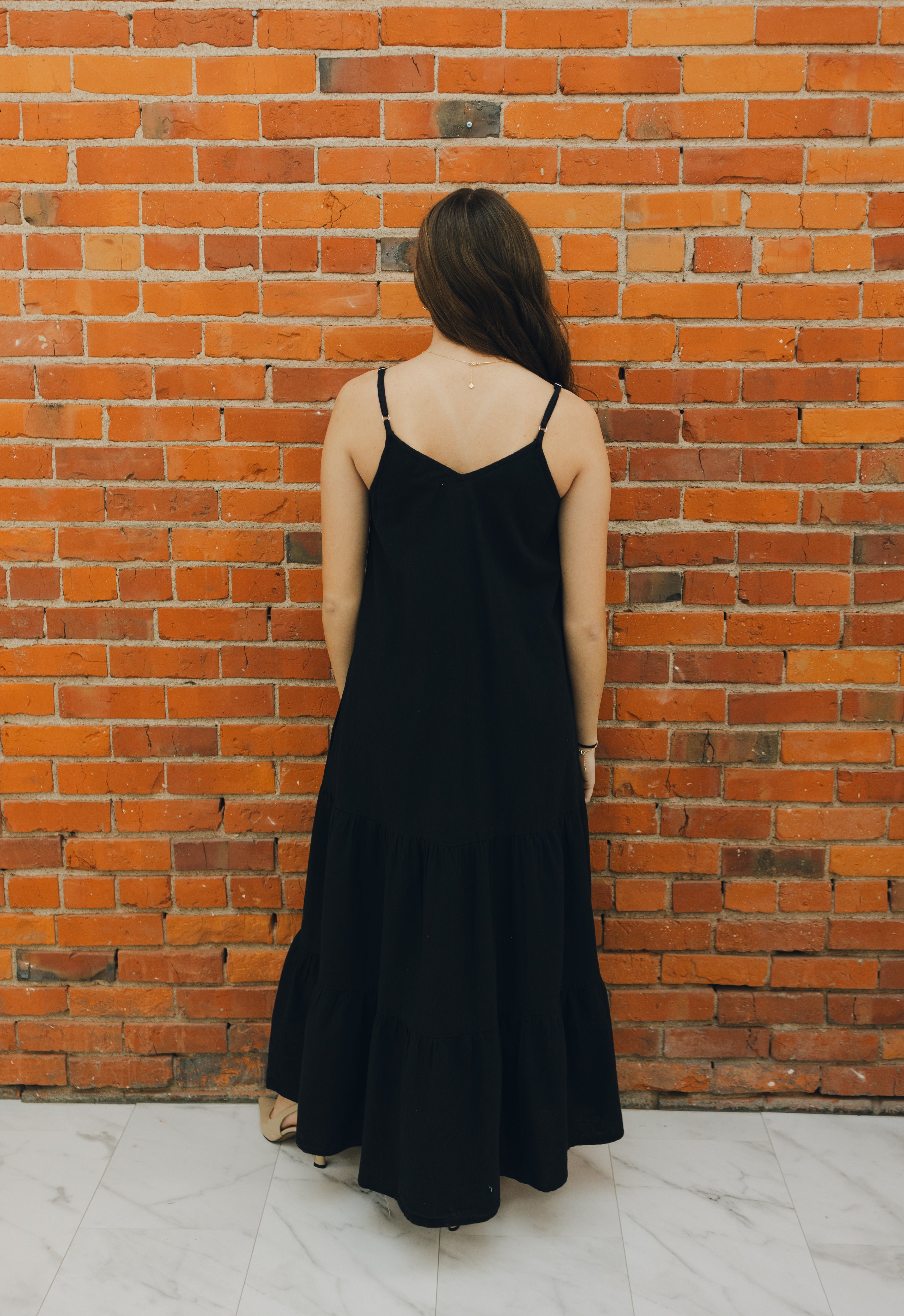 Black Spaghetti Strap Maxi Dress — Kirtsey's Clothing & Gift Boutique