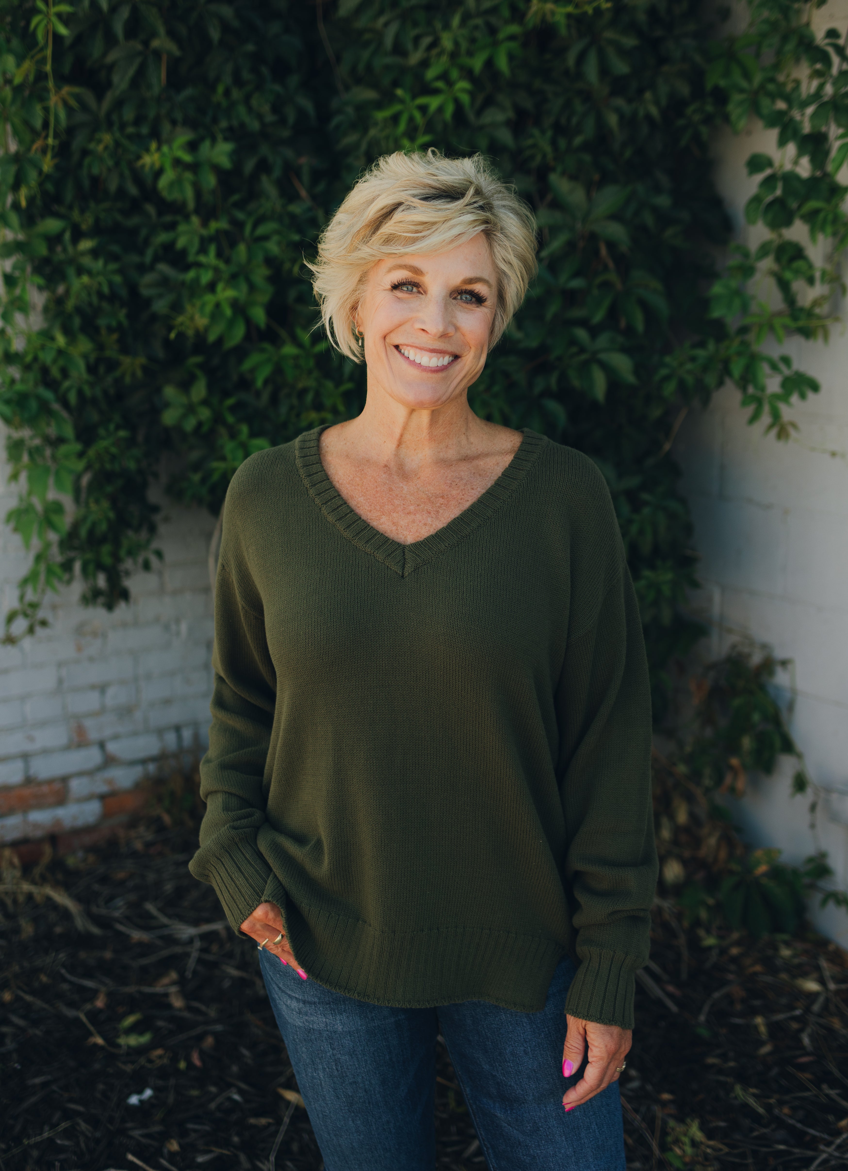 Z Supply All Around V-Neck Sweater