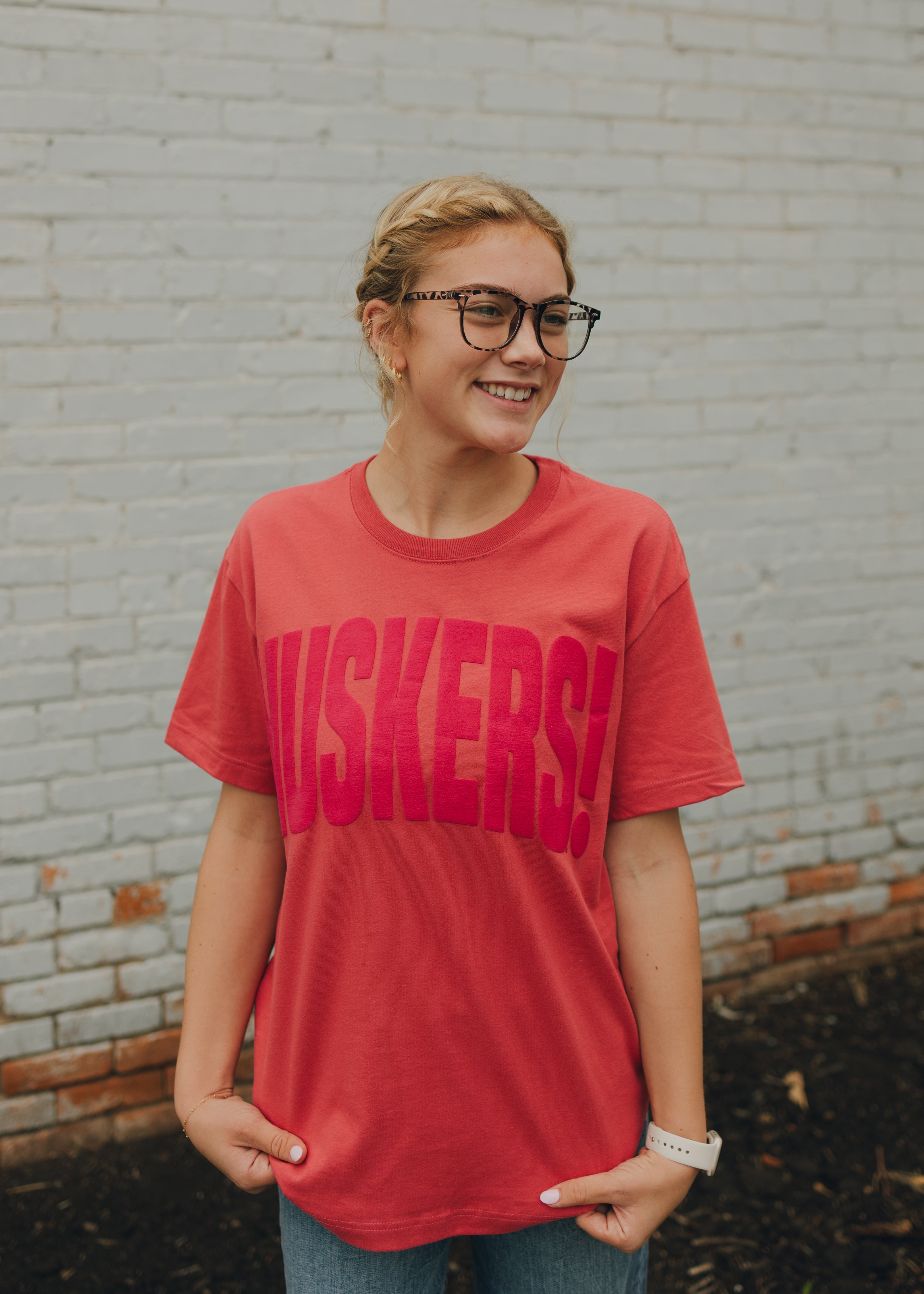 Nebraska Huskers Mono Puff Tee