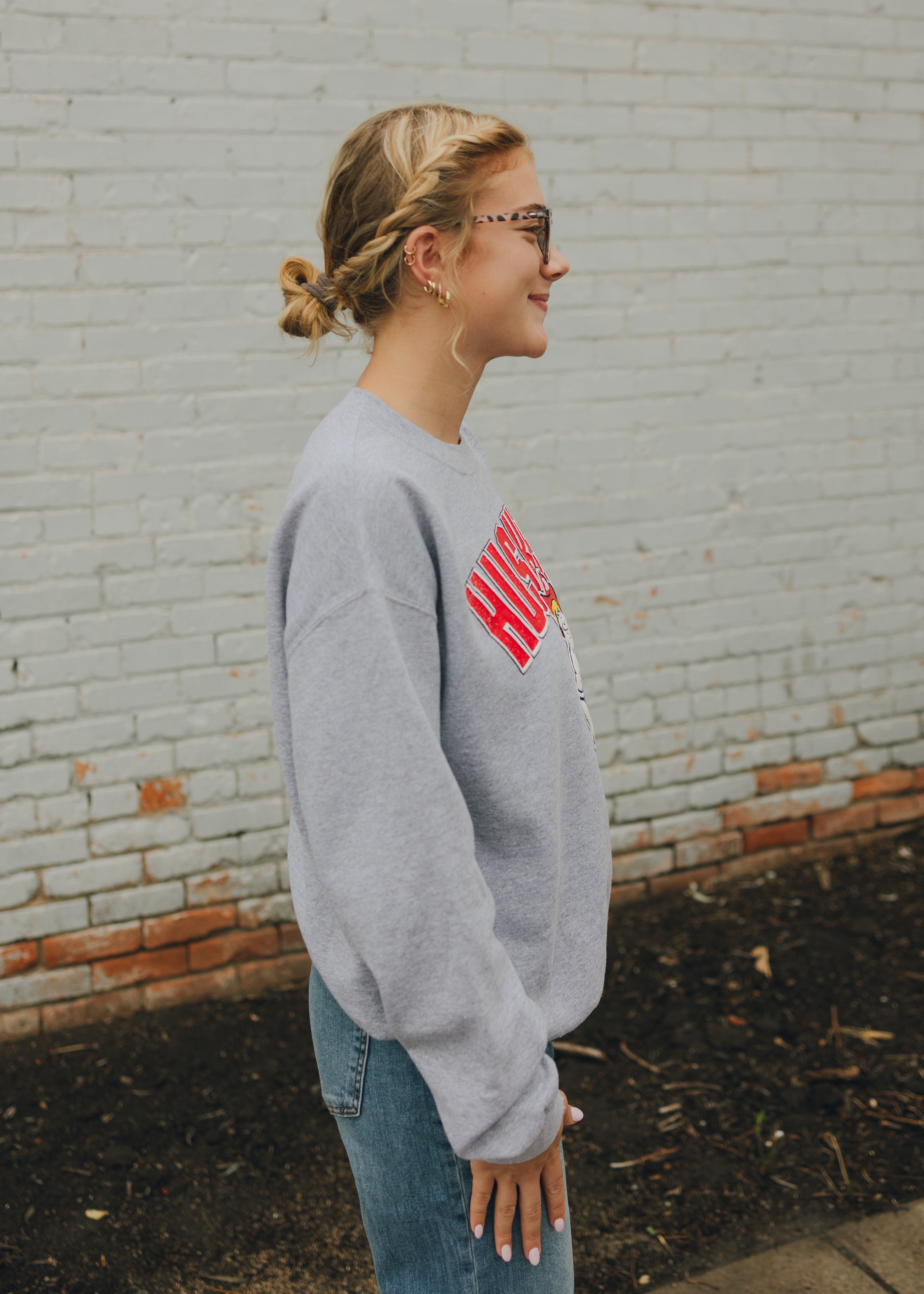 Nebraska Cartoon Mascot Sweatshirt