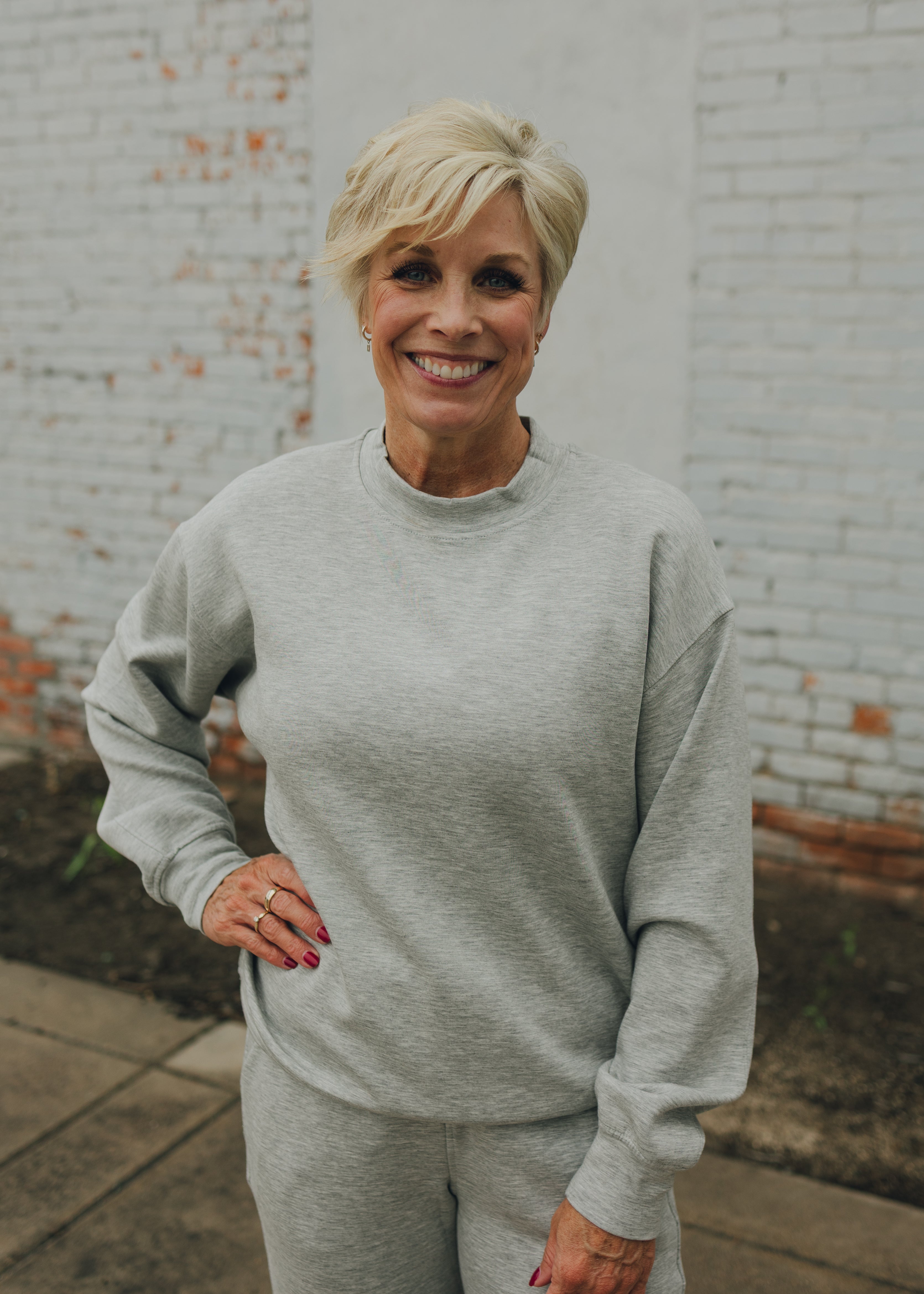 Modal Scuba Mock Neck Pullover