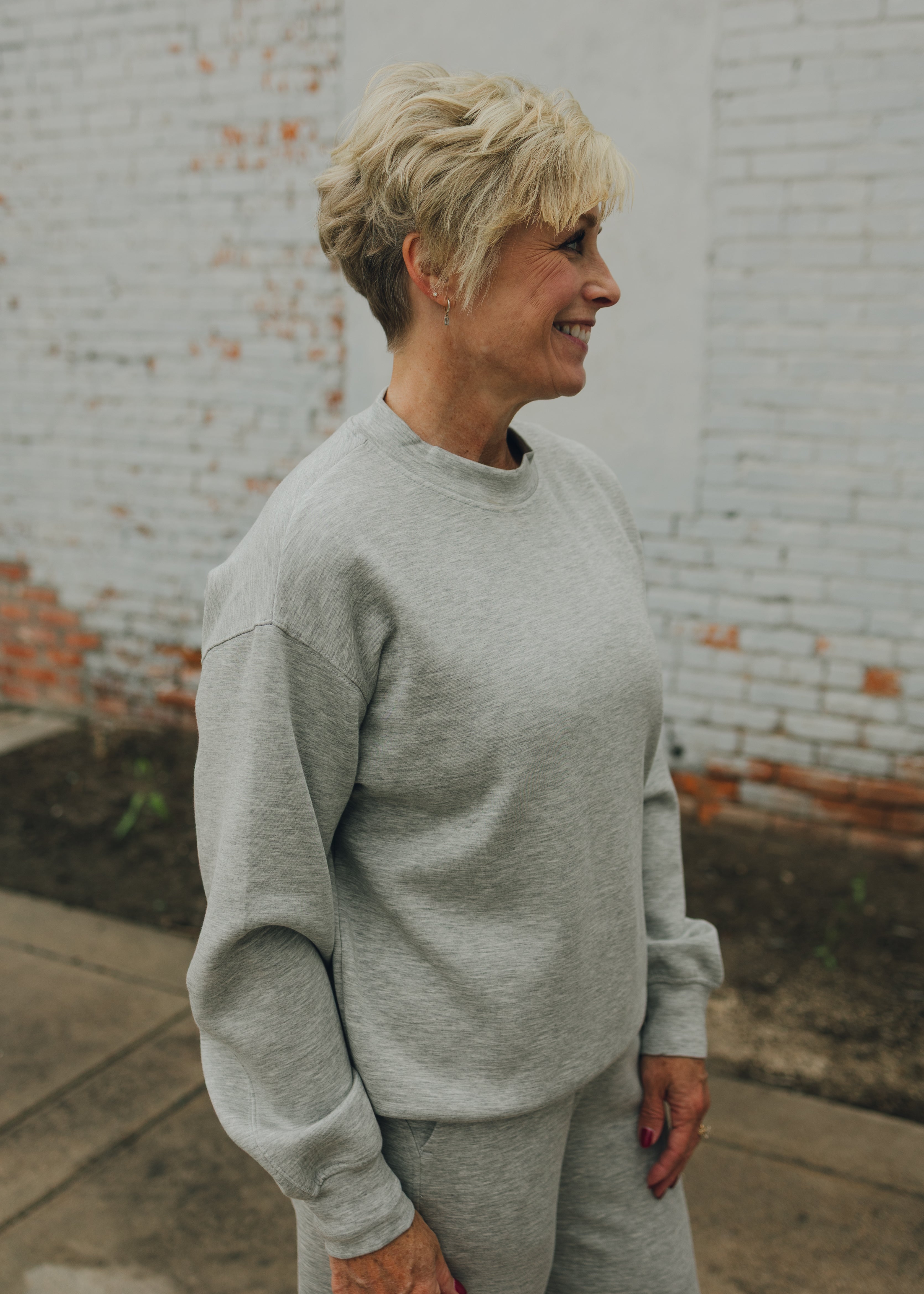 Modal Scuba Mock Neck Pullover