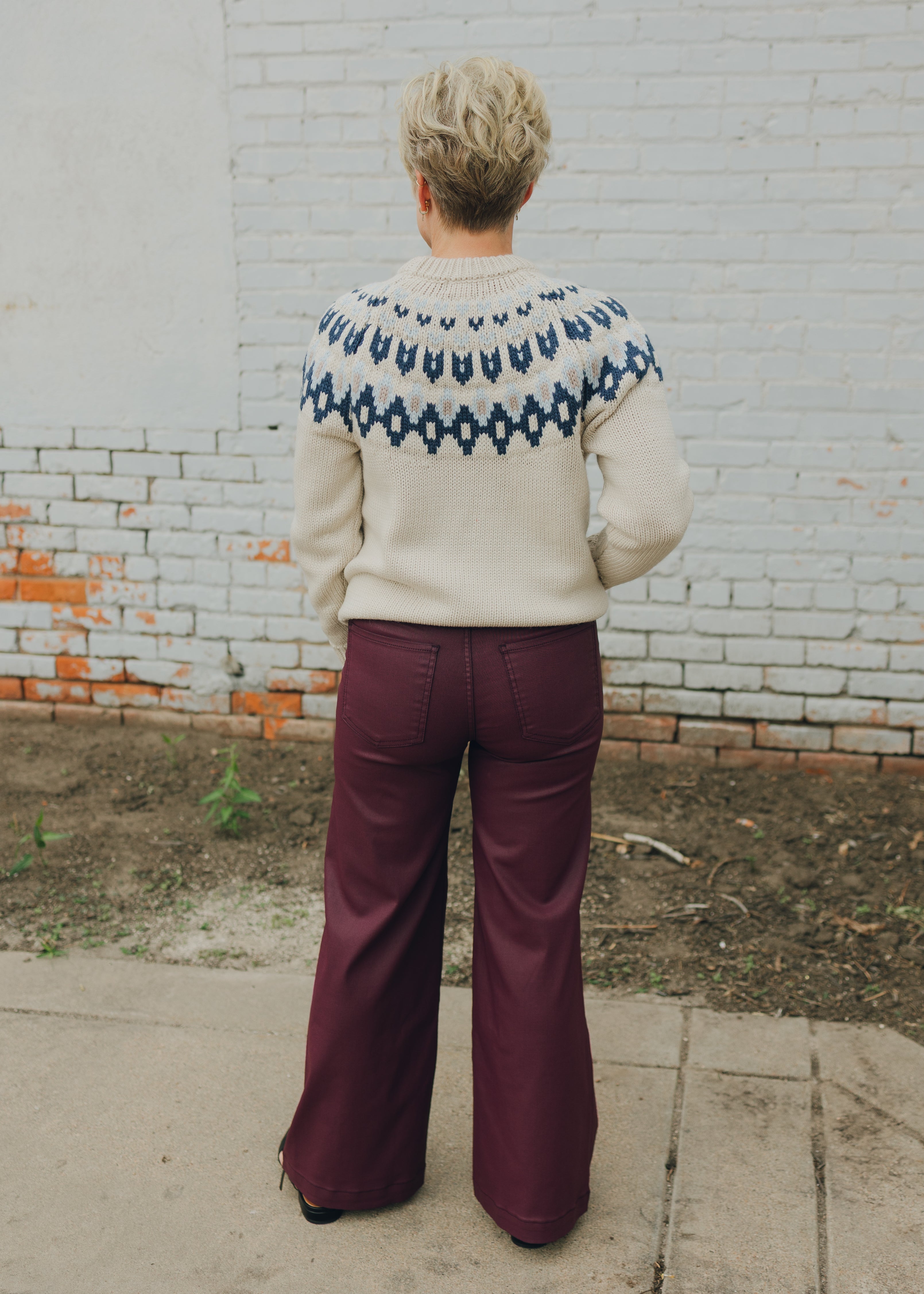 KUT Meg HR Fab Ab Wide Leg - Blackberry