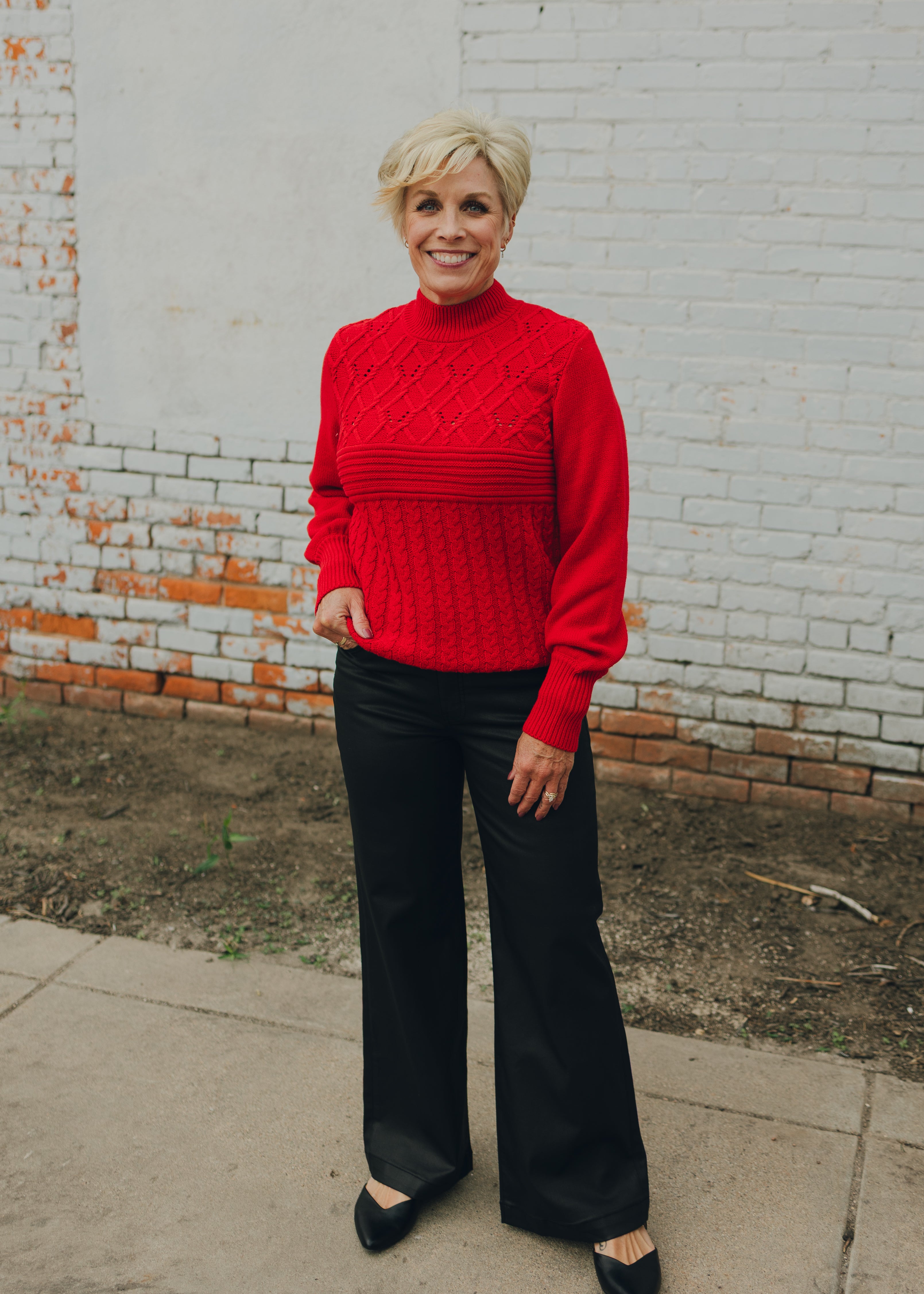 KUT Meg HR Fab Ab Wide Leg - Black