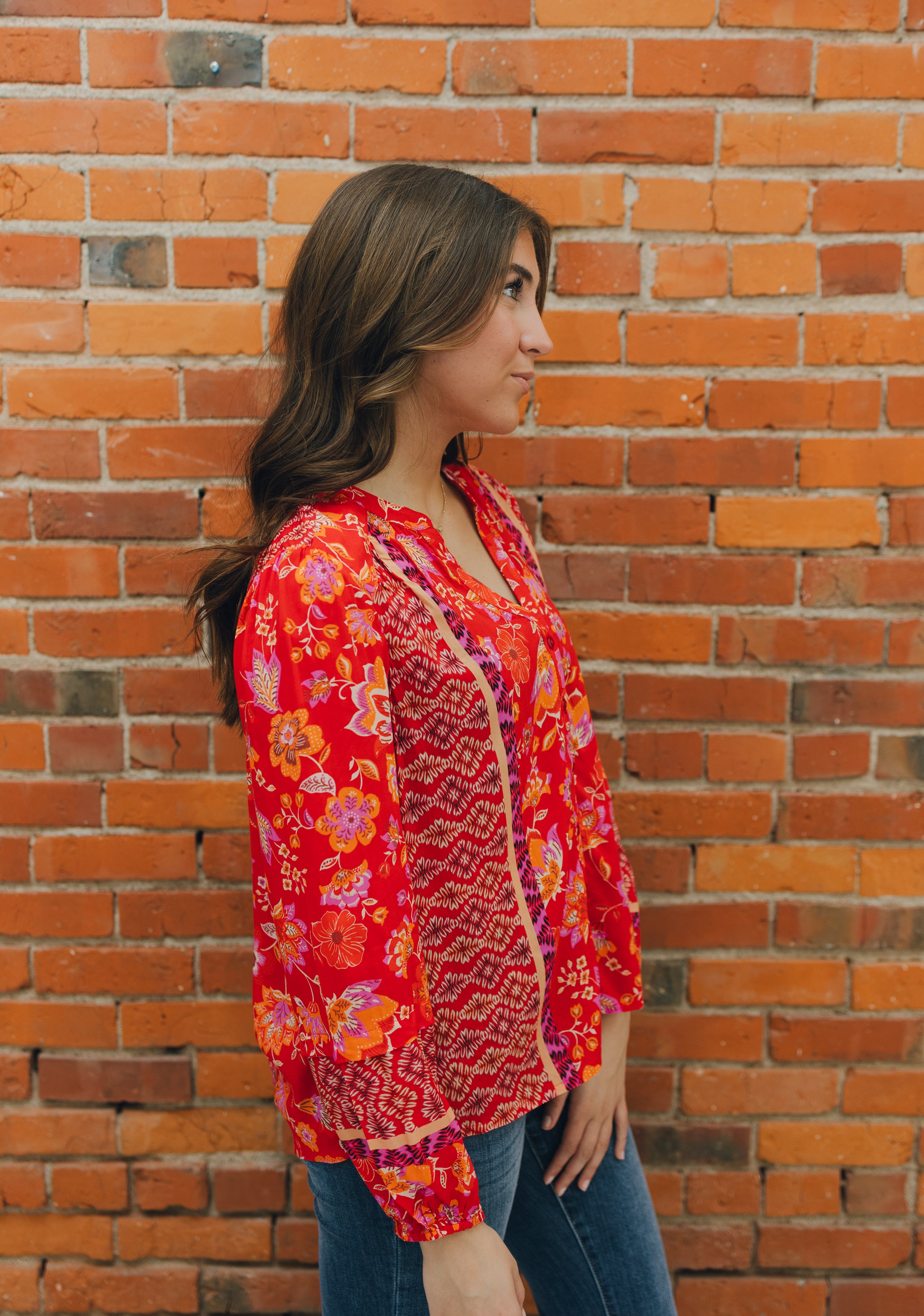 Liverpool Long Sleeve Button Front