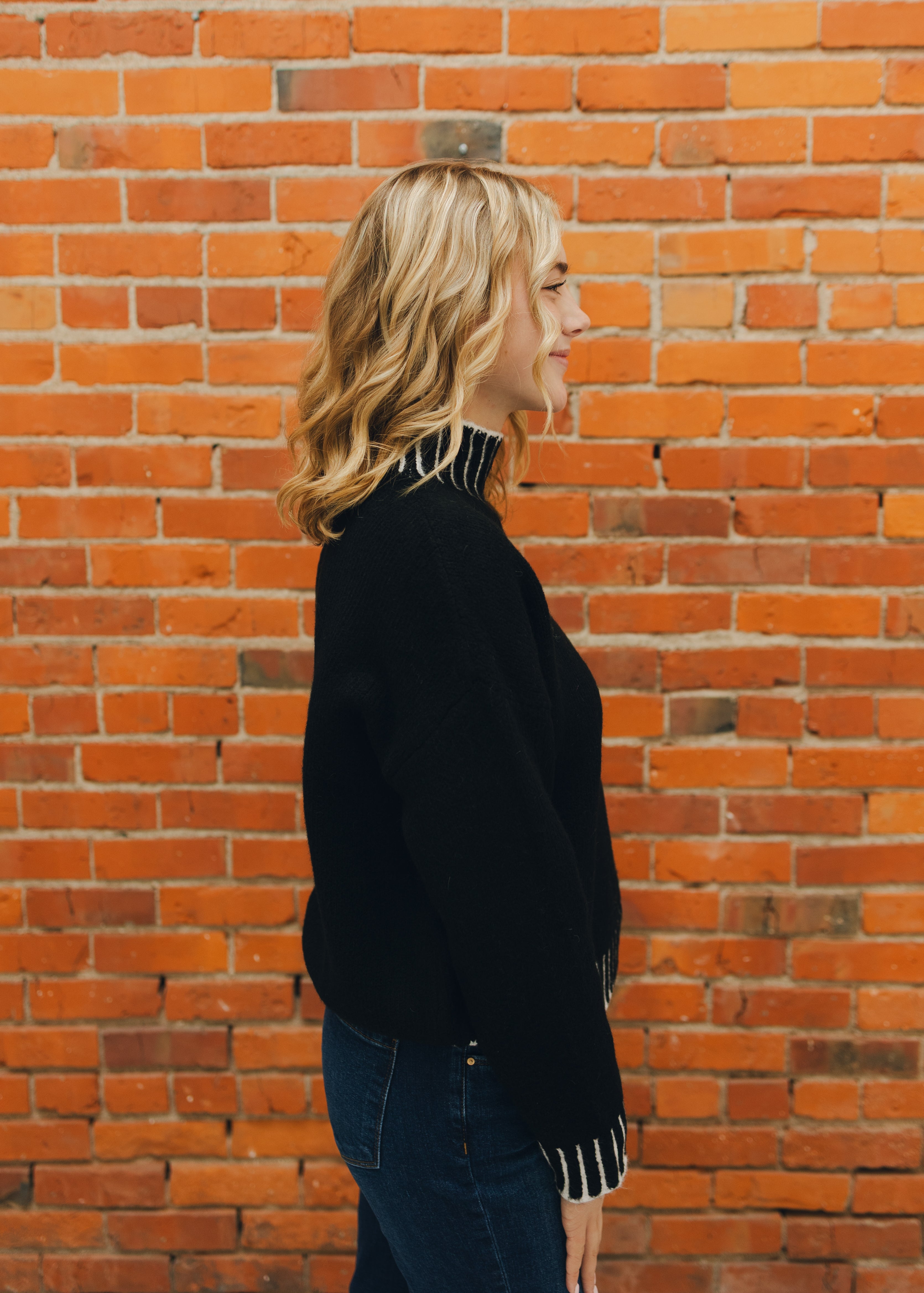 Black Turtleneck Sweater