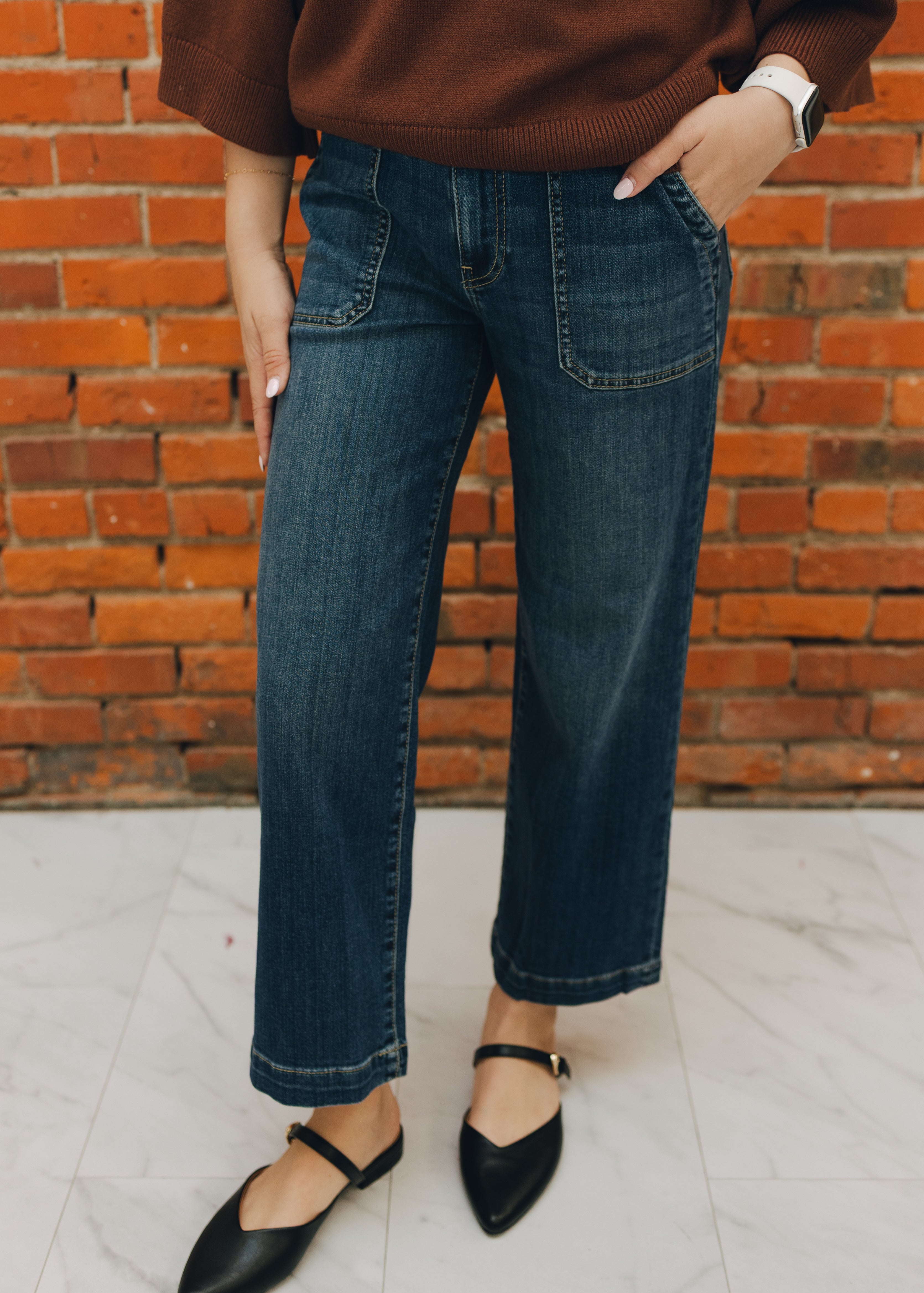 KUT Charlotte HR Wide Leg - Reflective