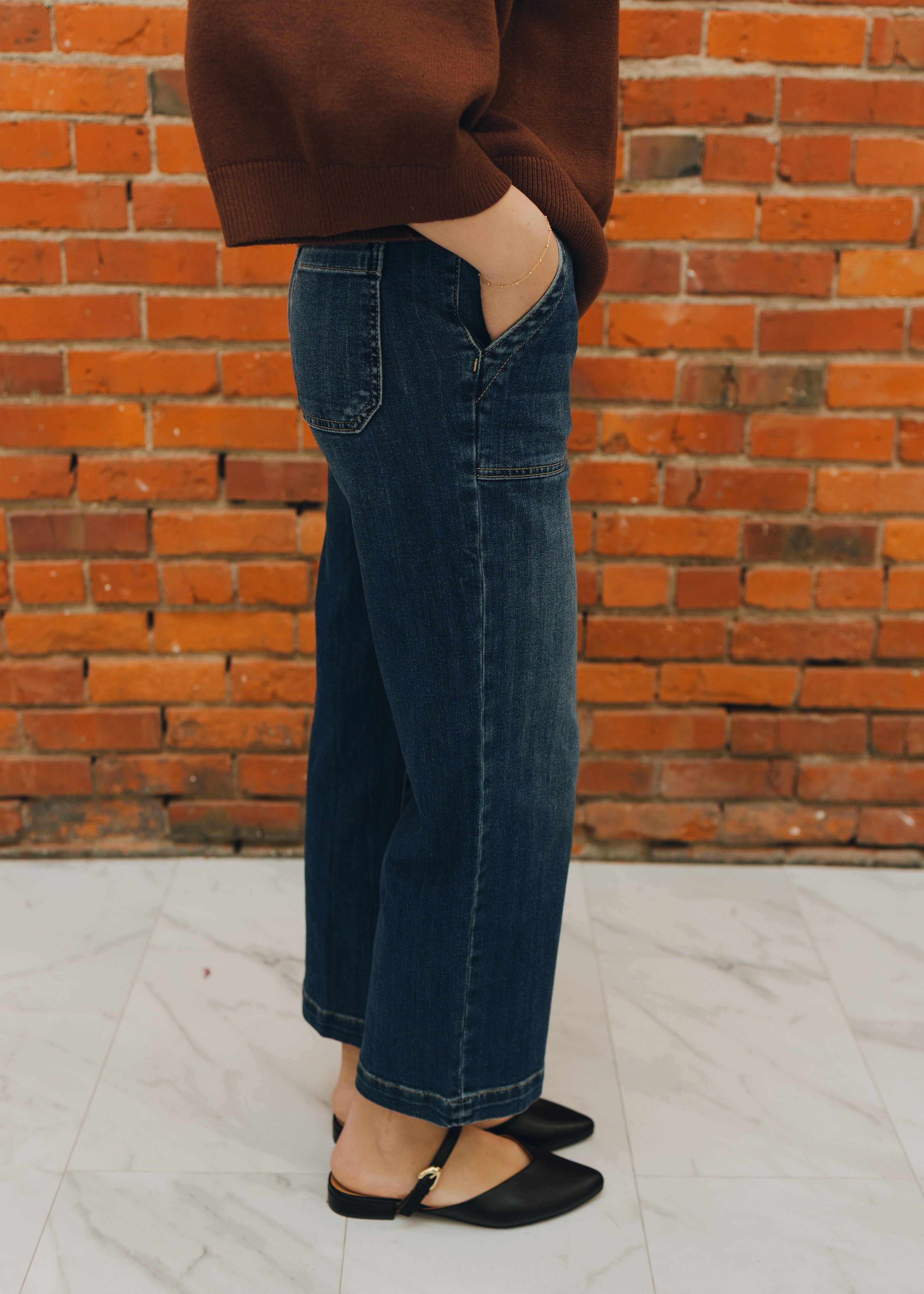 KUT Charlotte HR Wide Leg - Reflective